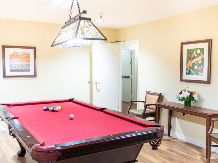 Clubhouse With Billiards Table at Cogir of North Bay, Vallejo, 94589