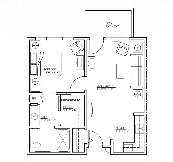 Parkinson's Care 1 Bedroom Parkinson's Care 1 Bedroom at Cogir at The Quarry, Vancouver, 98683