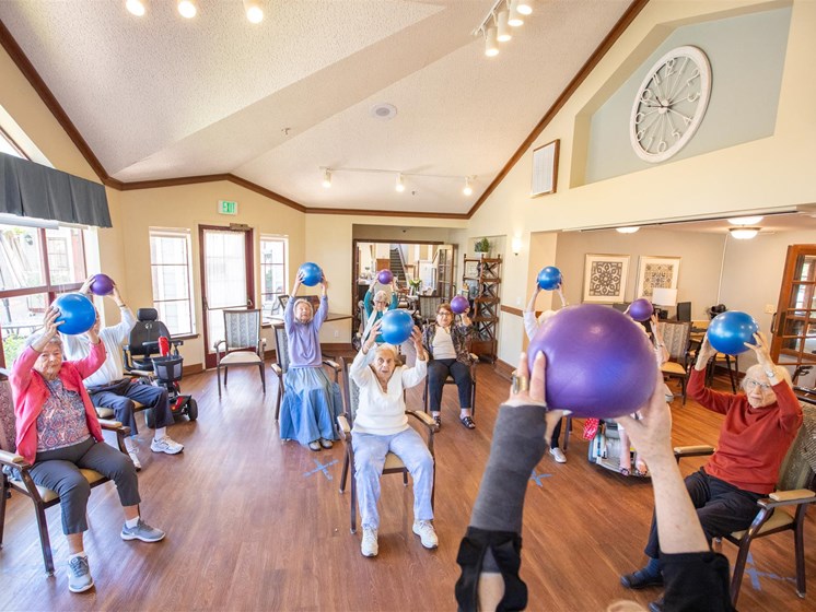 Yoga Room at Cogir of Sonoma, Sonoma, California
