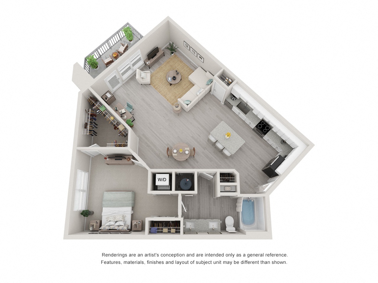 Floor plan layout diagram for A10