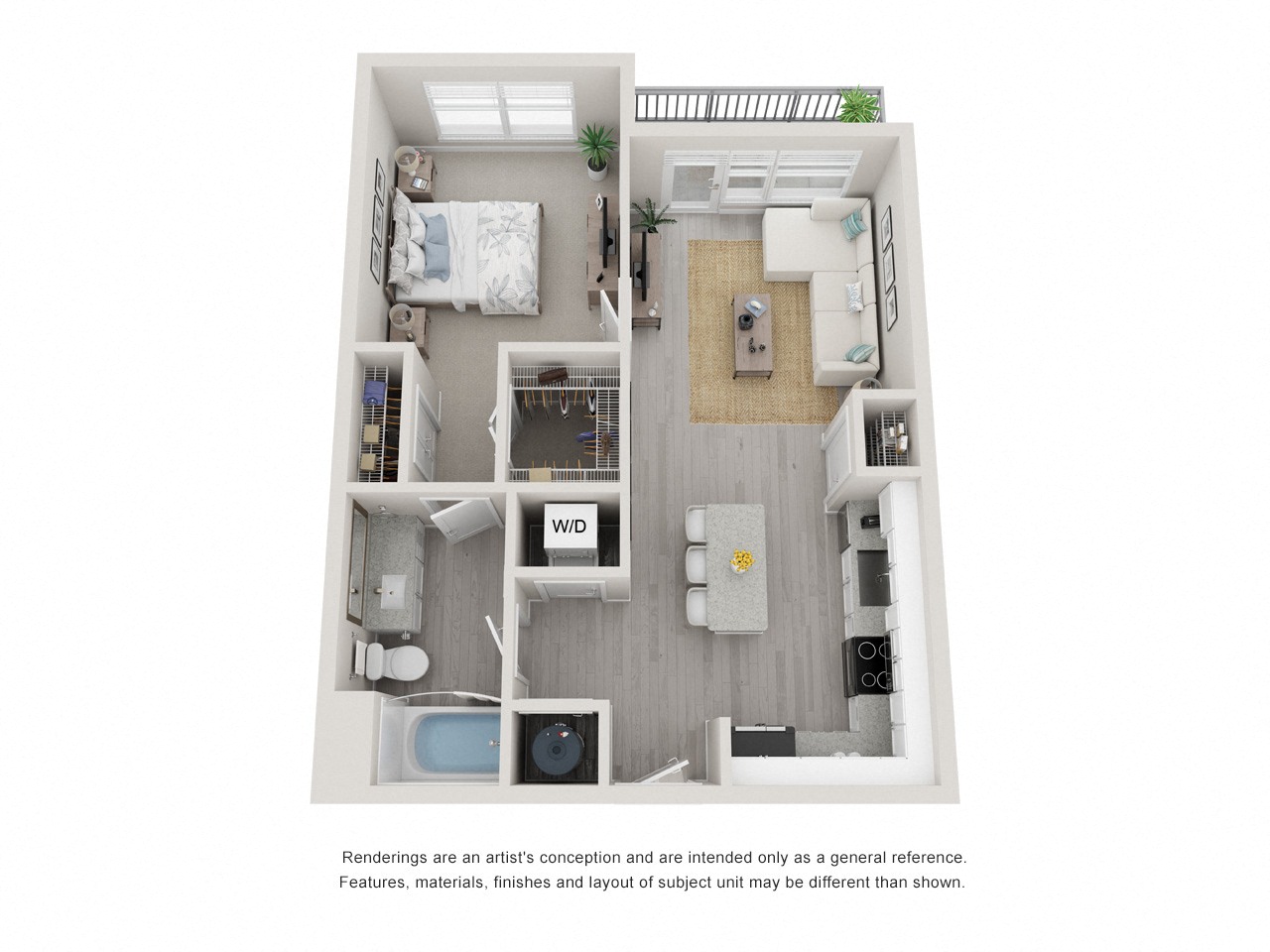 Floor plan layout diagram for A3