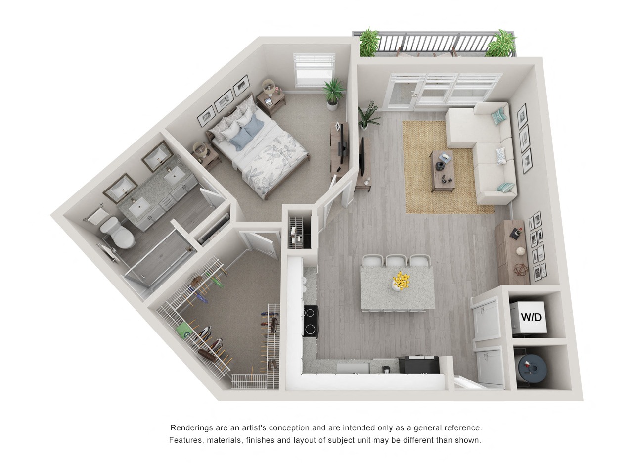 Floor plan layout diagram for A5