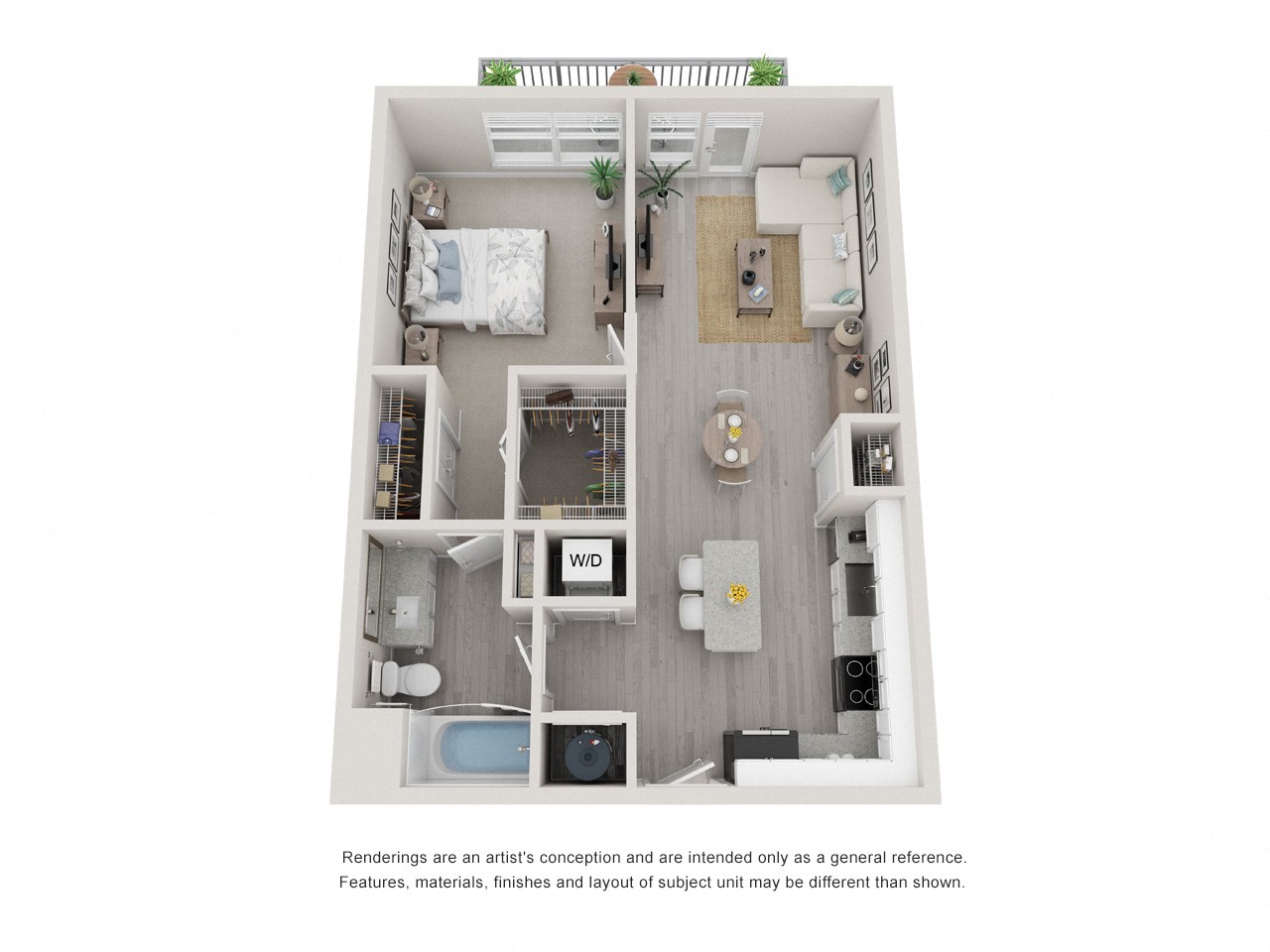 Floor plan layout diagram for A6
