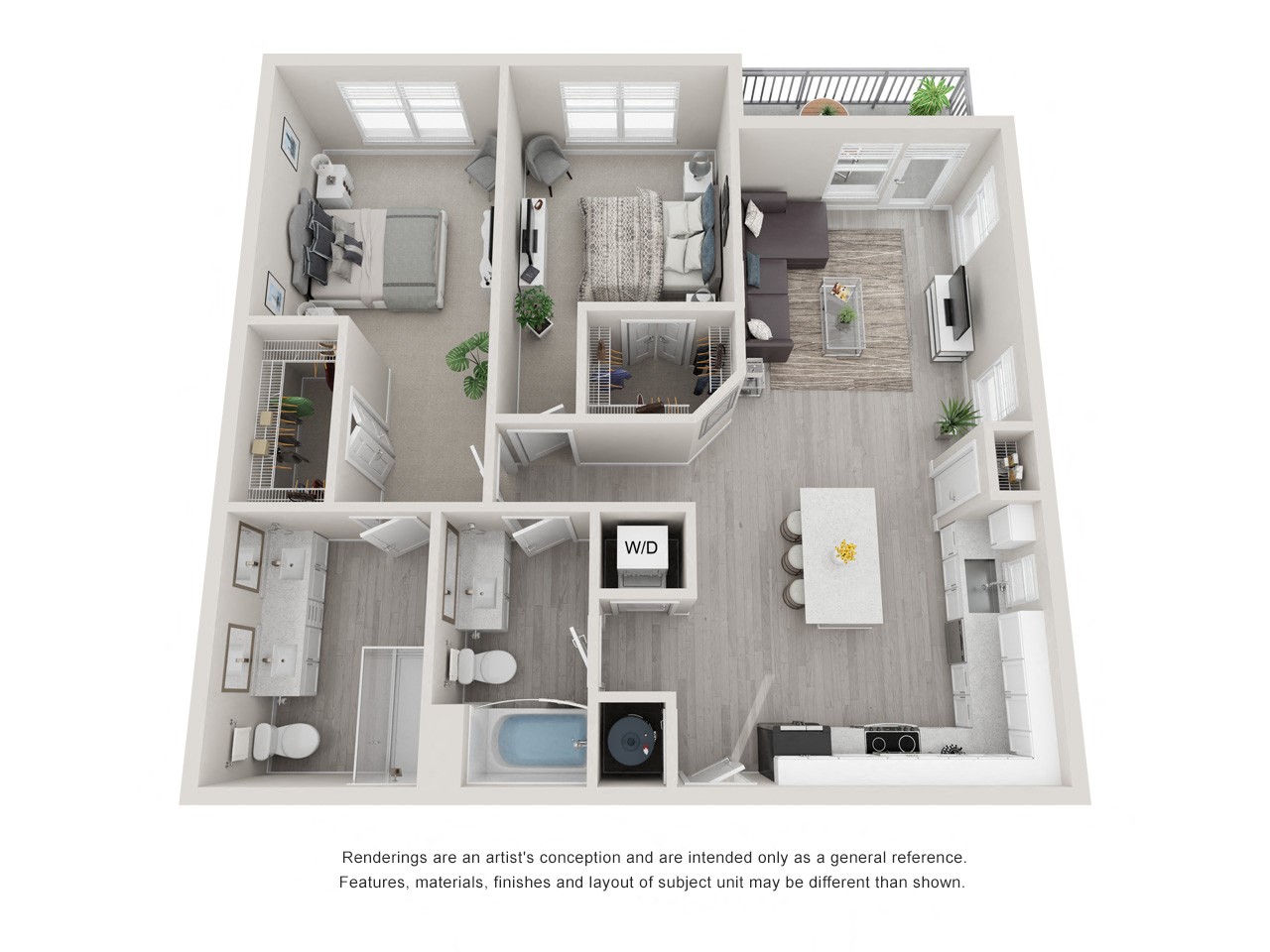 Floor plan layout diagram for B7