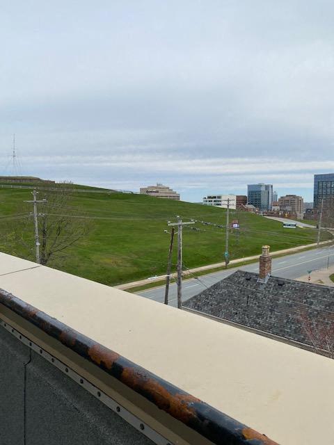 view from the balcony