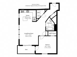 1 Bed 1 Bath