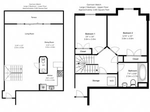 2 Bed 2 Bath