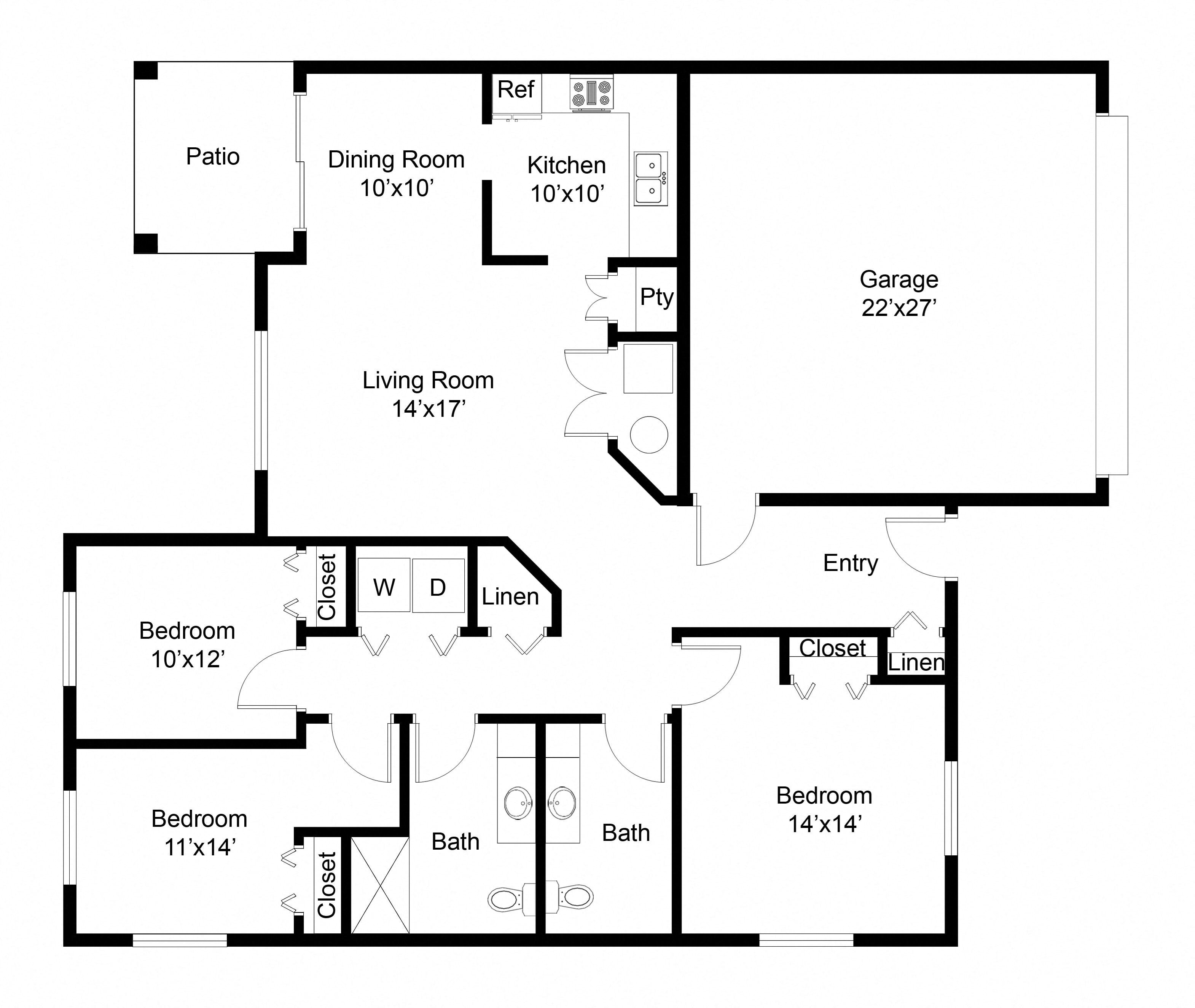 Floor Plans of Cedar Villas Townhomes in Eagan, MN