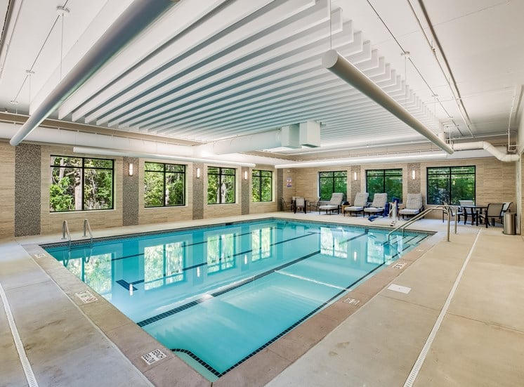 Pool, indoor, Senior Apartment, Senior living, Maplewood, White Bear Lake, Saint Paul, Frost English Silver