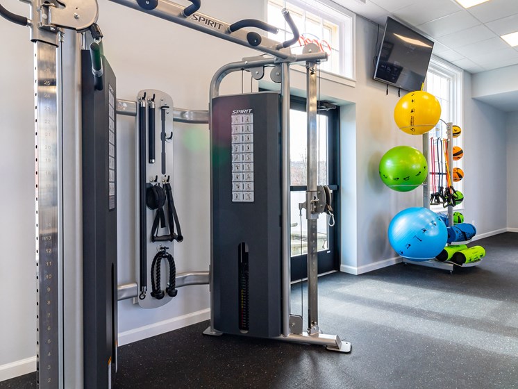 Fitness Center With Updated Equipment at Heritage Apartments, Ohio