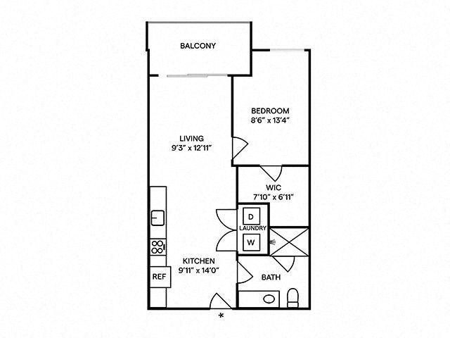 Furnished Floorplan floor plan