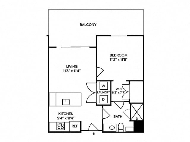 A2 floor plan