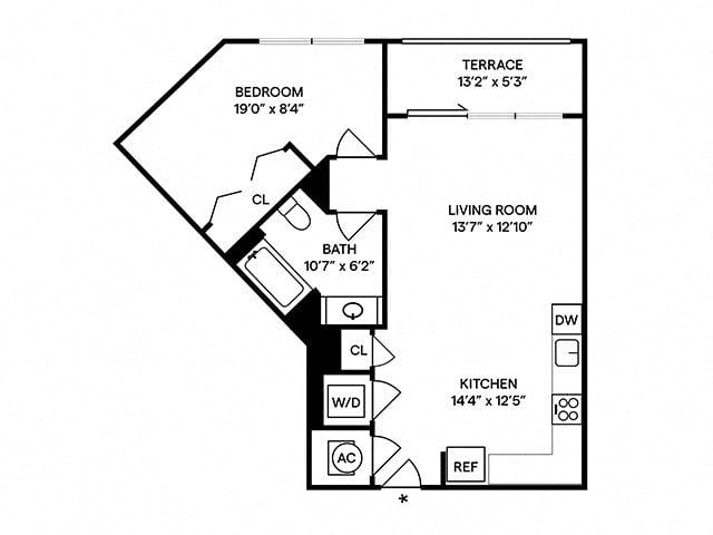 A2 floor plan