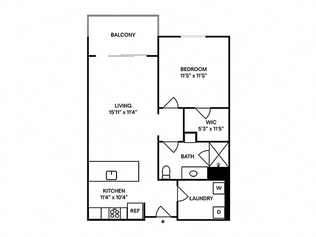 A6 floor plan