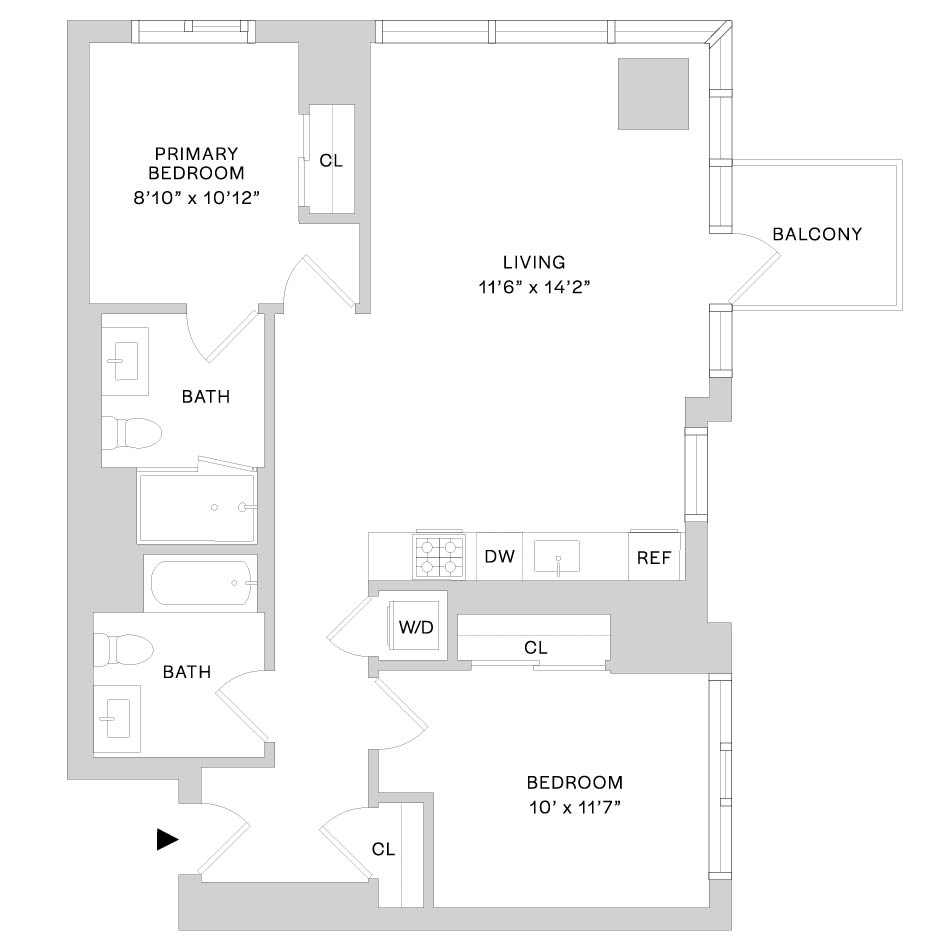 K floor plan image