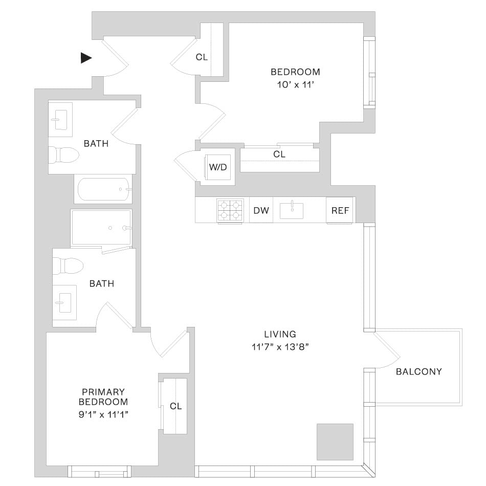 L floor plan image