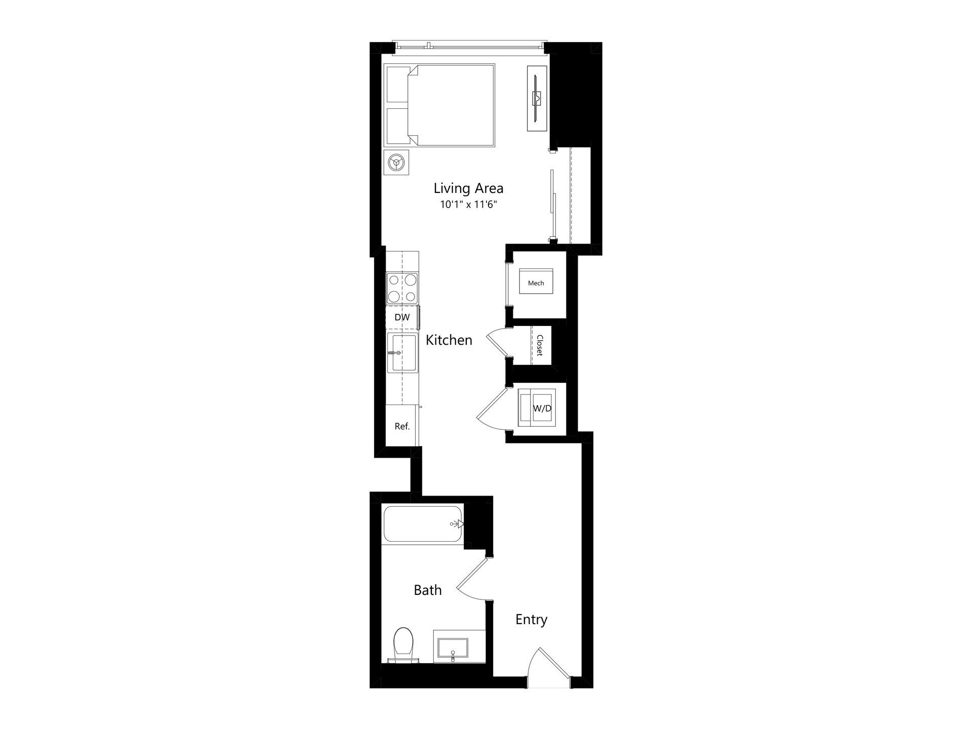 Floor plan layout diagram for S4