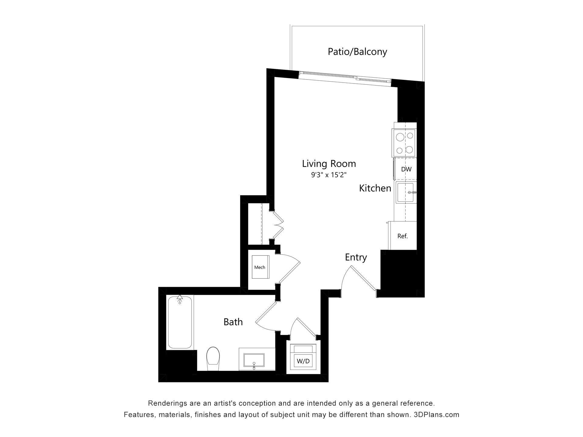 Floor plan layout diagram for S2