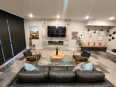 The reserve at bucklin hill clubhouse with couches and chairs