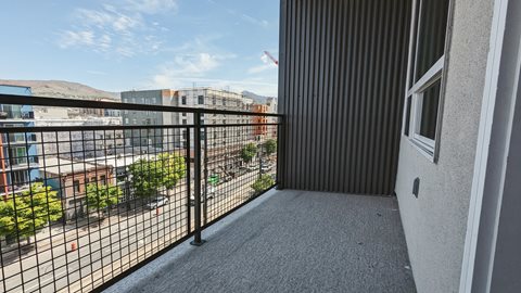 Large balcony