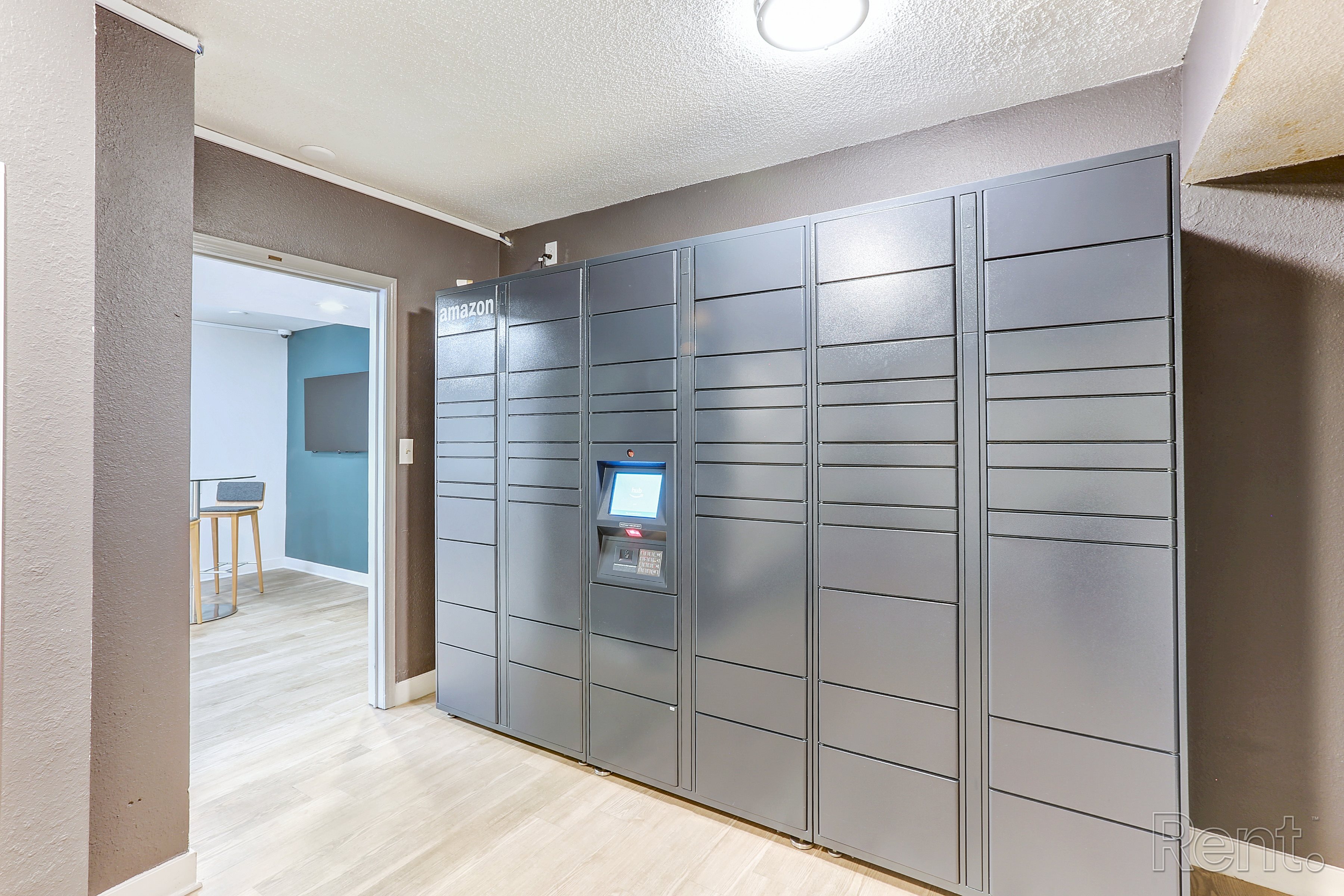 Locker at AVIA North Shore Apartments, Jeffersonville,Amazon Hub Package Locker at AVIA North Shore Apartments, Indiana