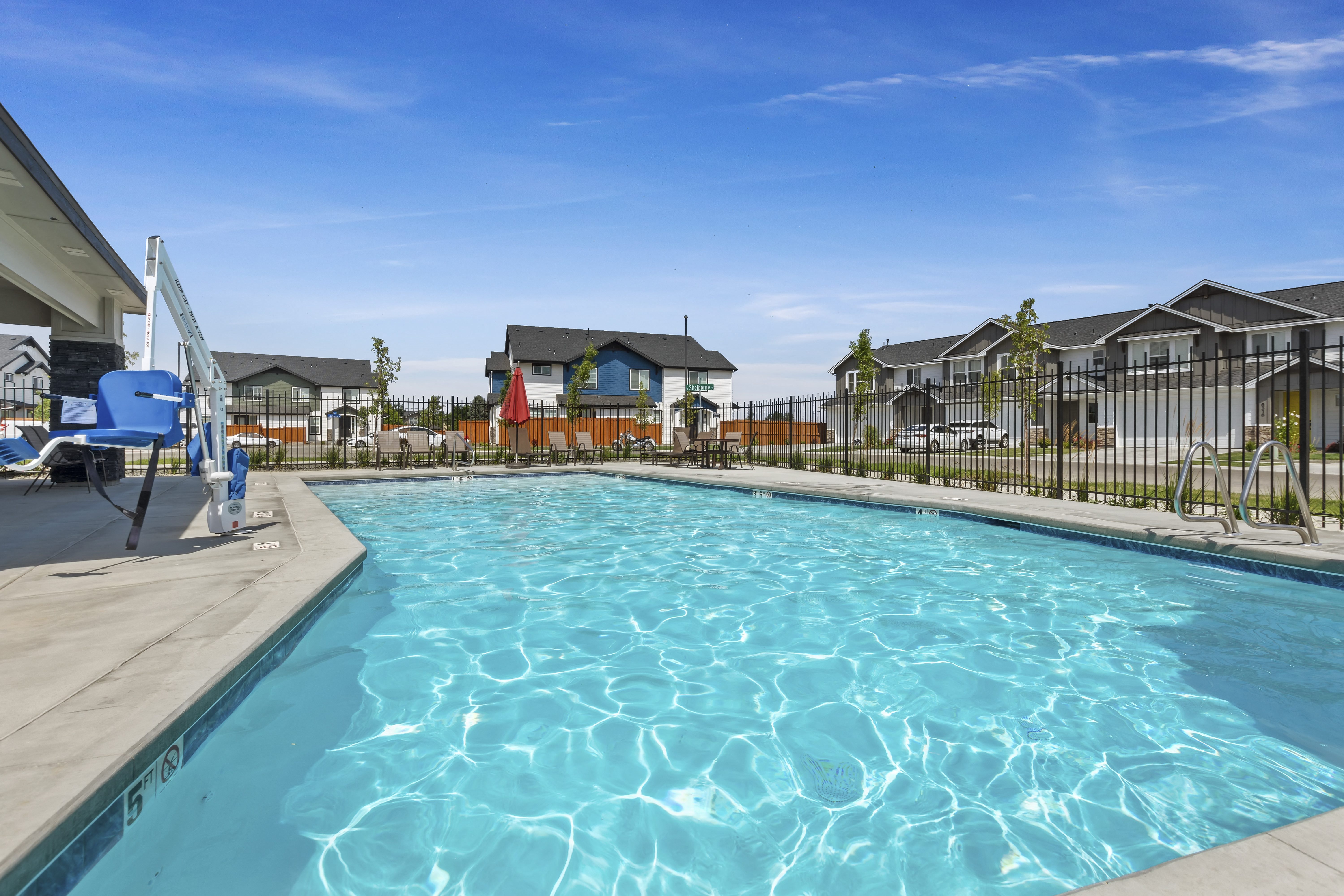 Pool View at Alante Homes at Lake Hazel, Boise, ID