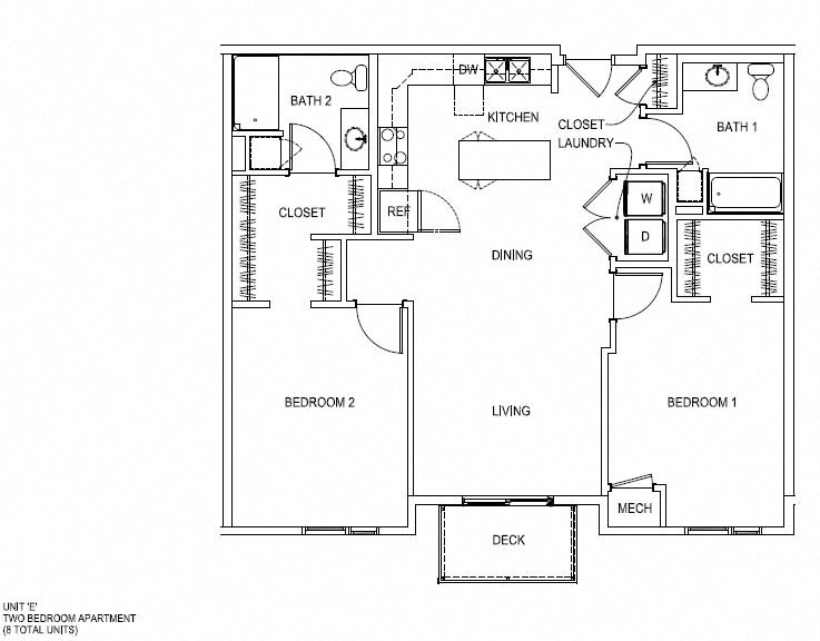 Floor Plans of Fernbrook View Apartments in Maple Grove, MN