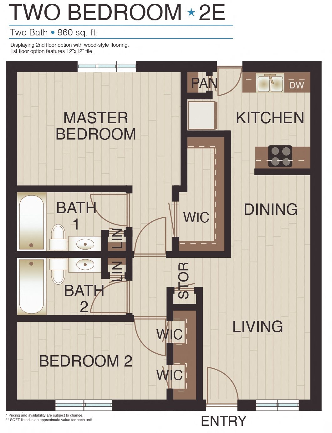 Paddock on Park Row Plan 2E