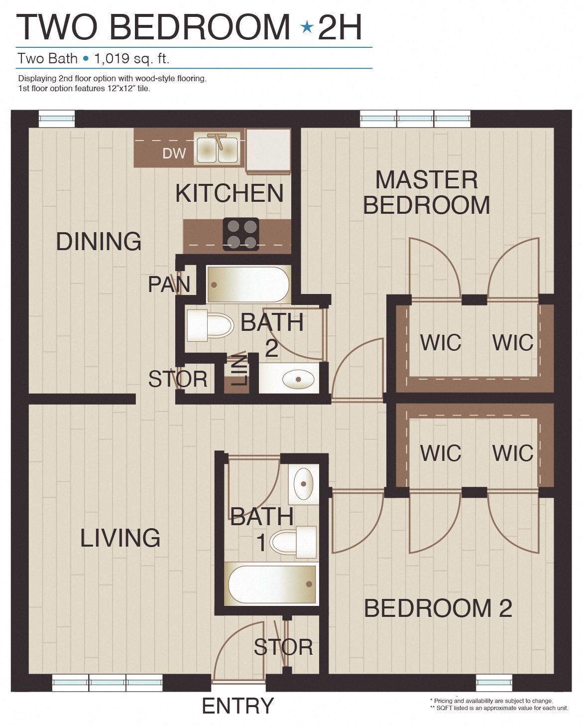 Paddock on Park Row Plan 2H