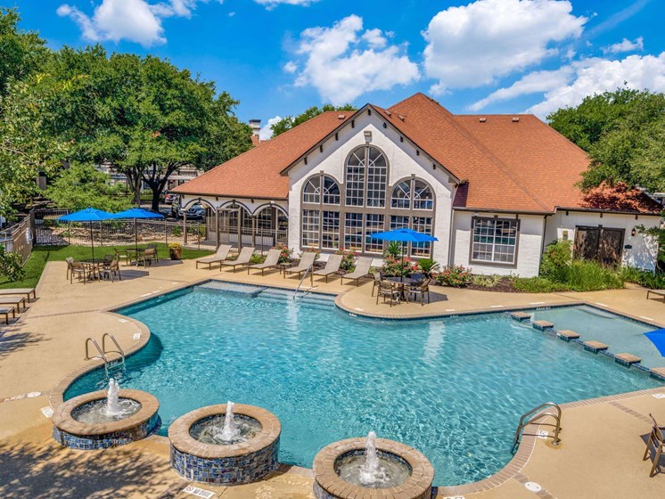 take a dip in the resort style pool at Palazzo, Texas, 78666