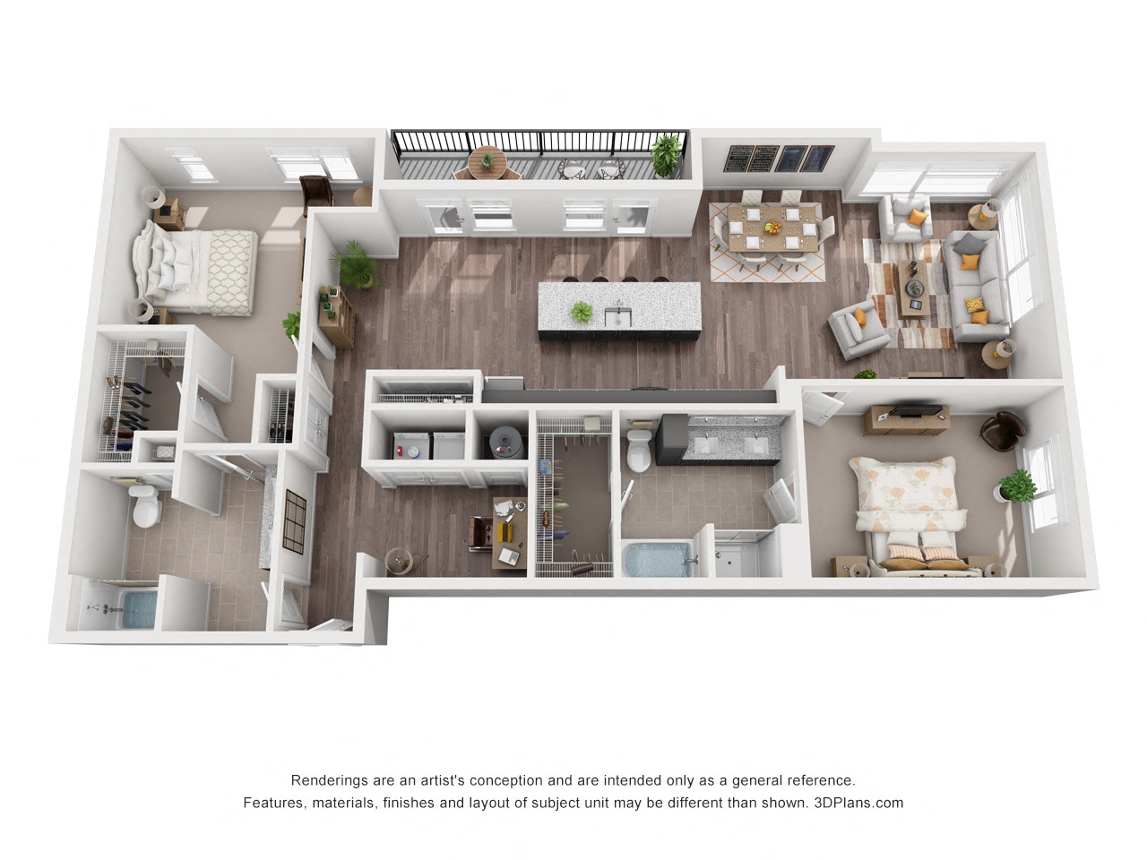 Floor plan layout diagram for 2F