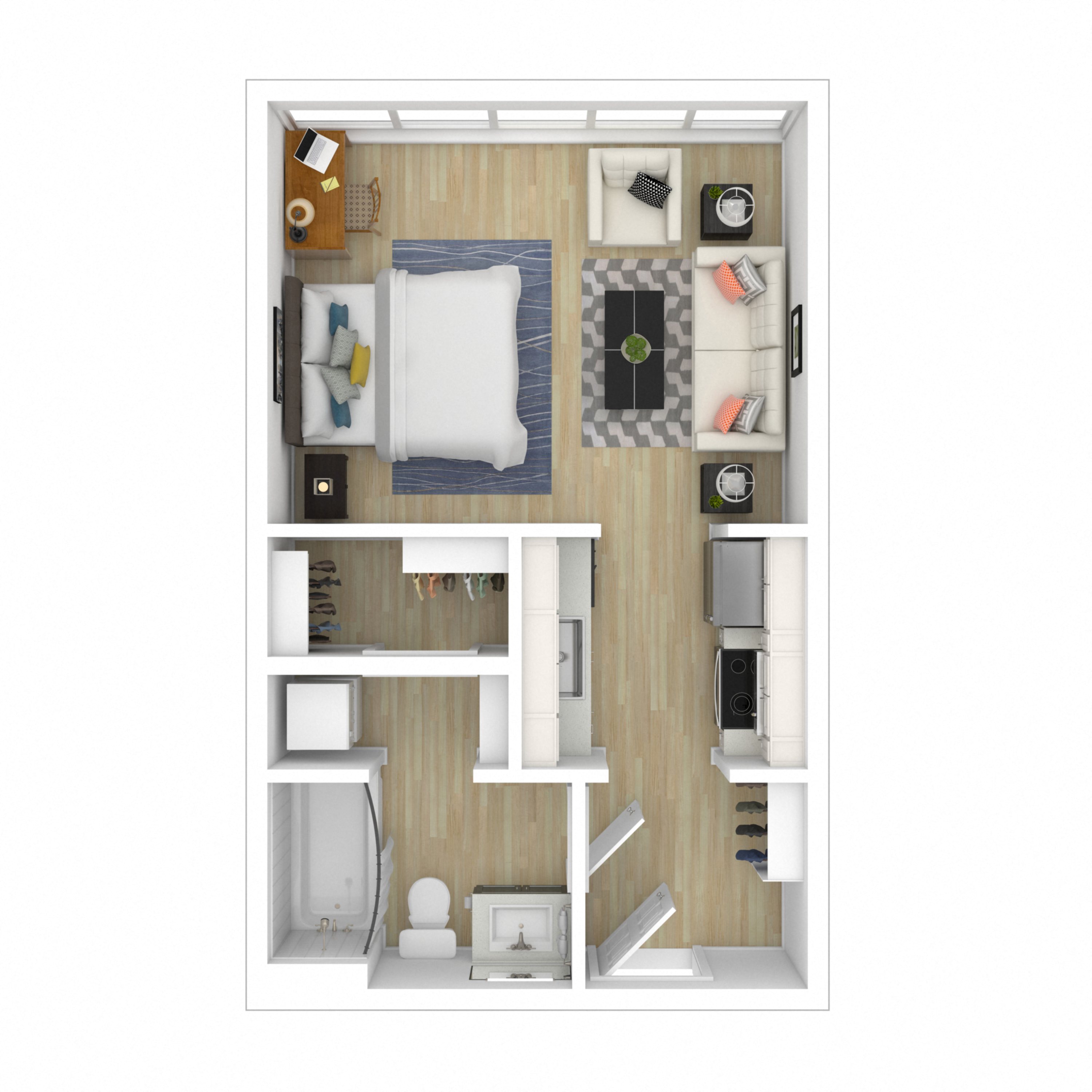 Floor plan layout diagram for 0A - AMFI 60% - INCOME RESTRICTIONS APPLY
