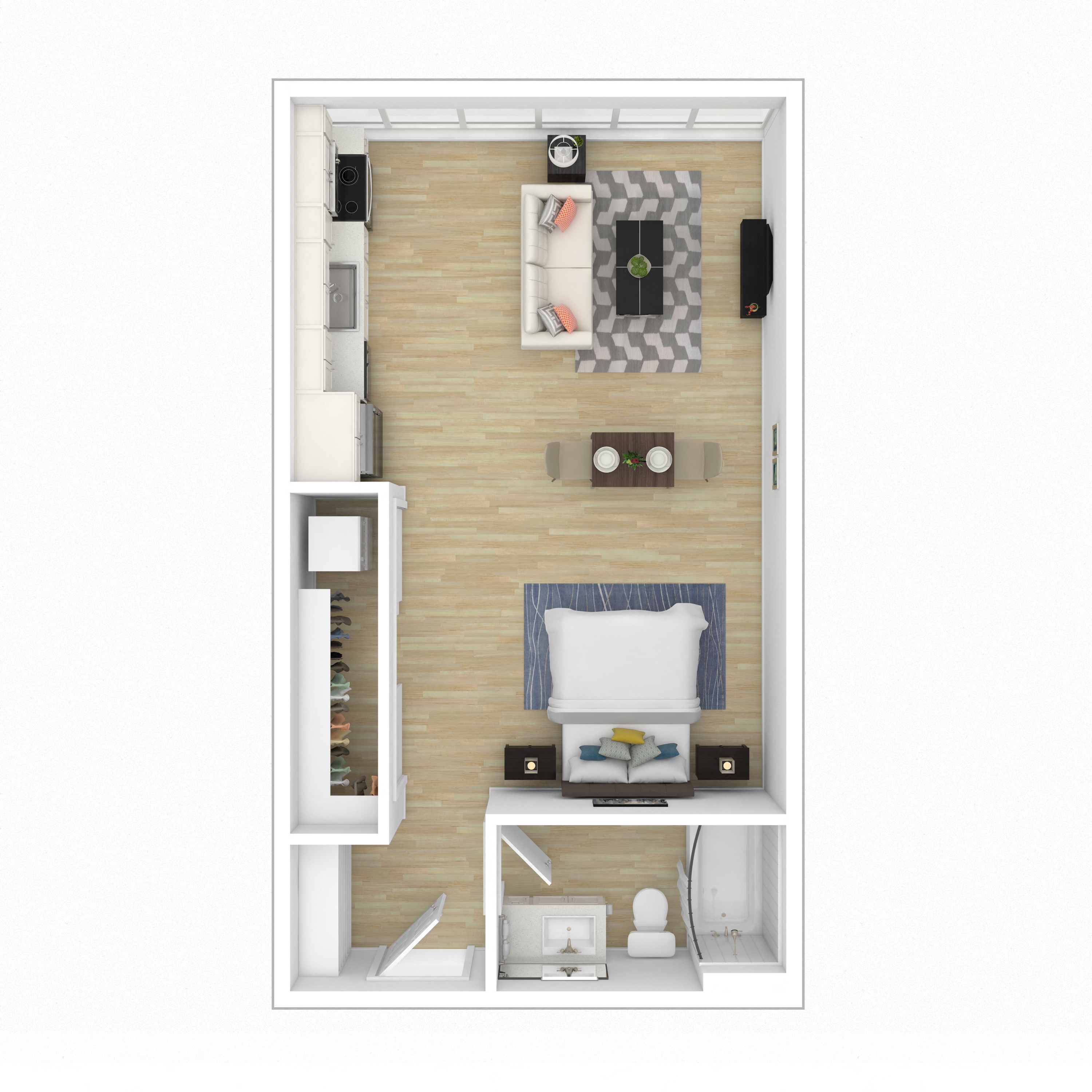 Floor plan layout diagram for 0C - AMFI 80% - INCOME RESTRICTIONS APPLY