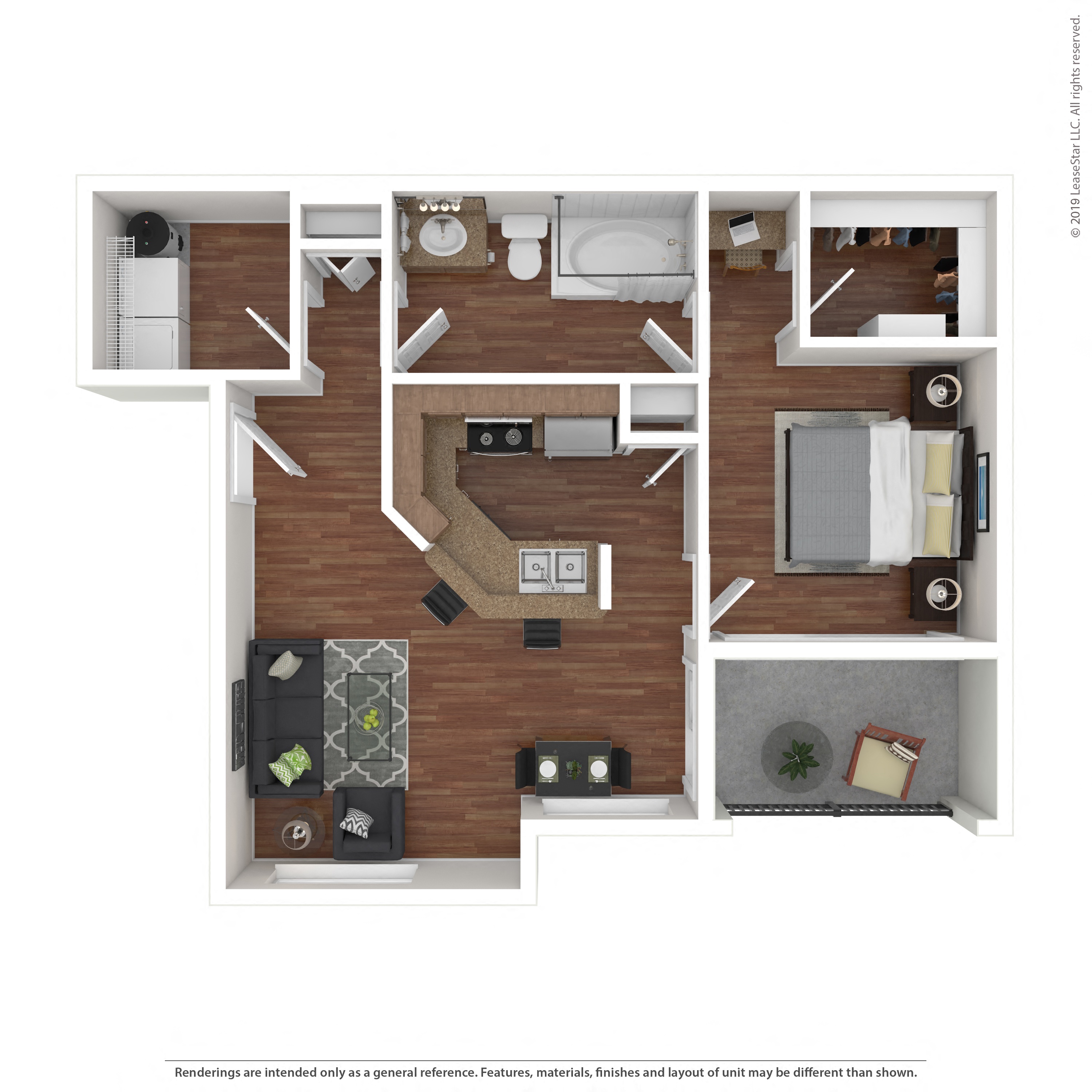 Floor plan layout diagram for 1A-R1