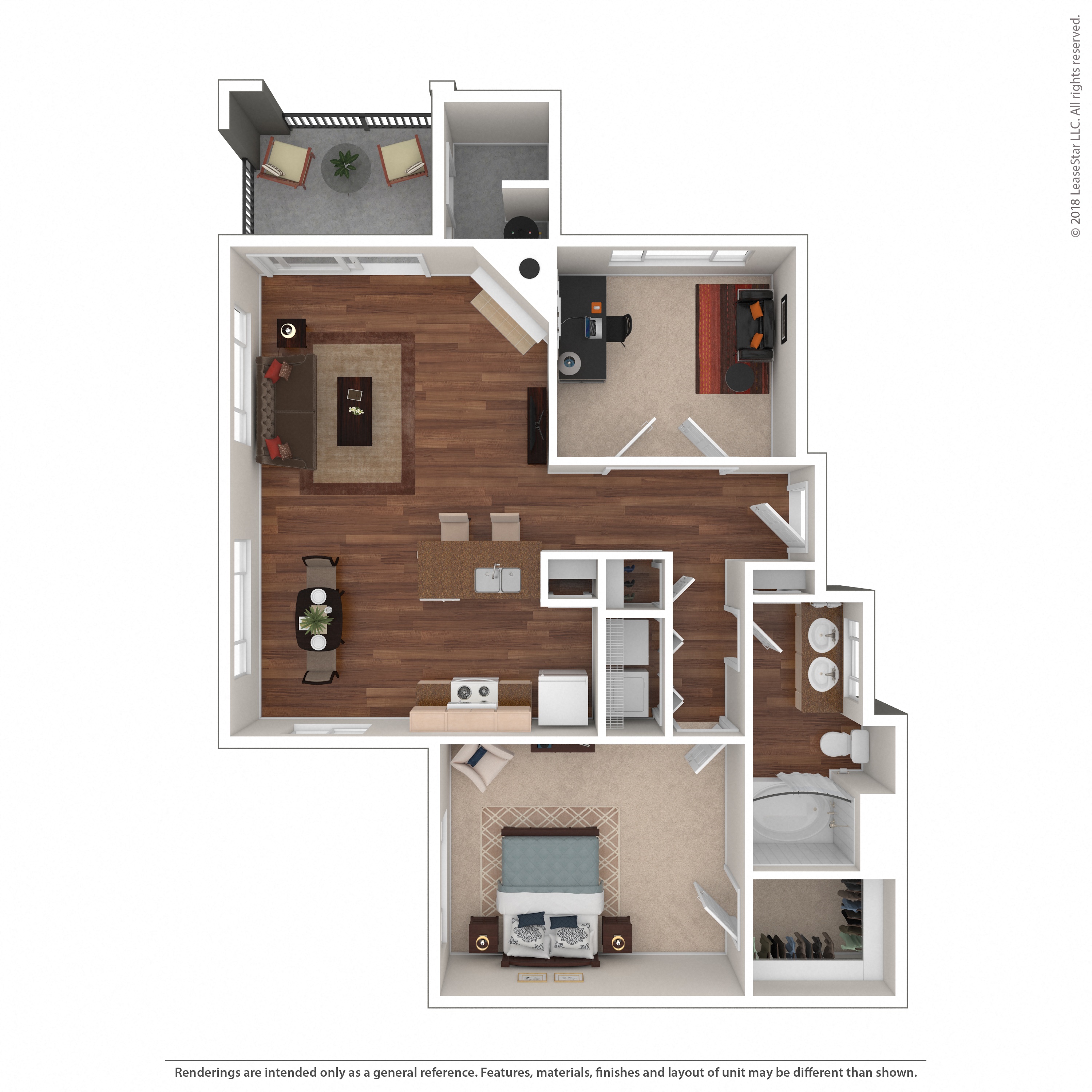 Floor plan layout diagram for 1D
