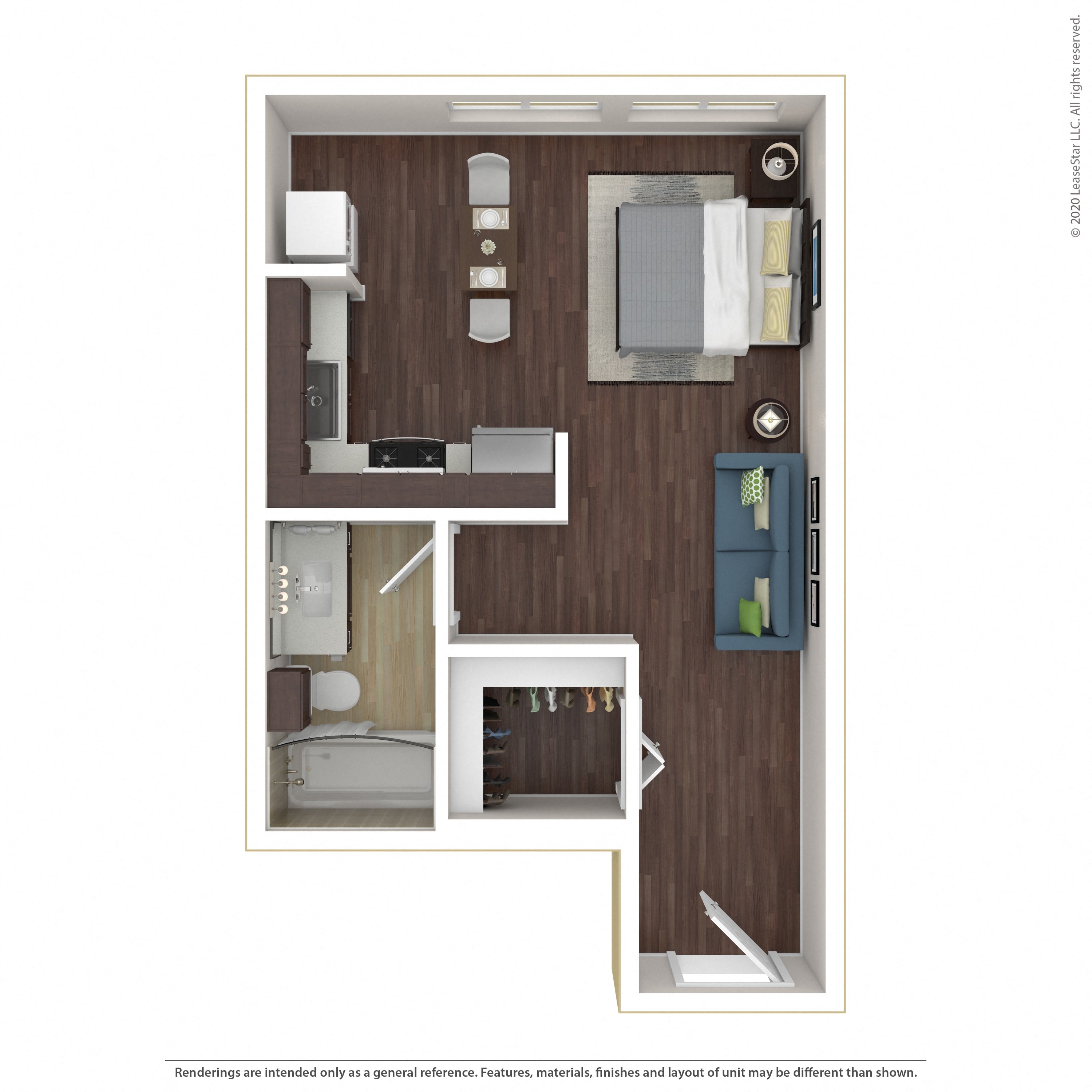 Floor plan layout diagram for 0D