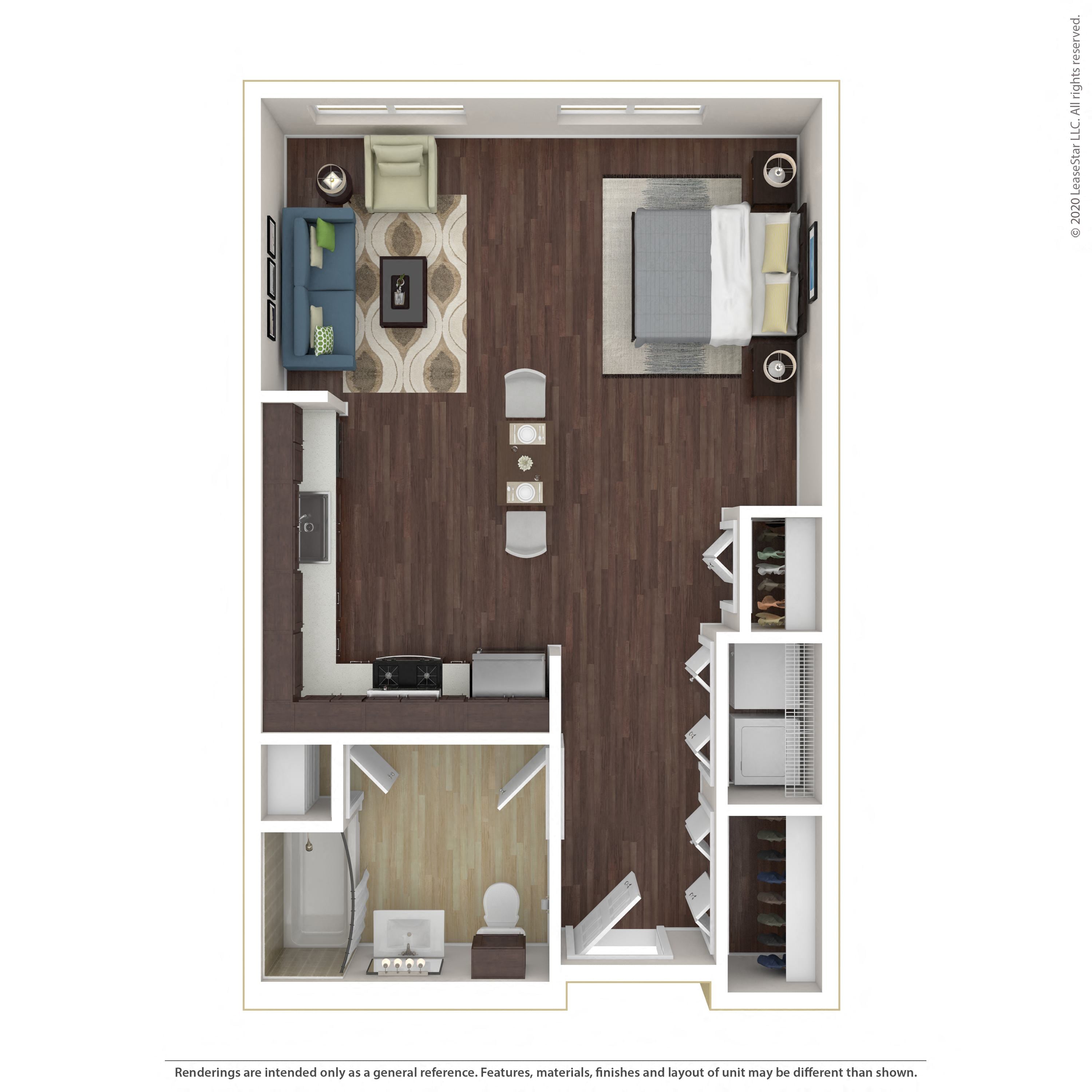 Floor plan layout diagram for 0F