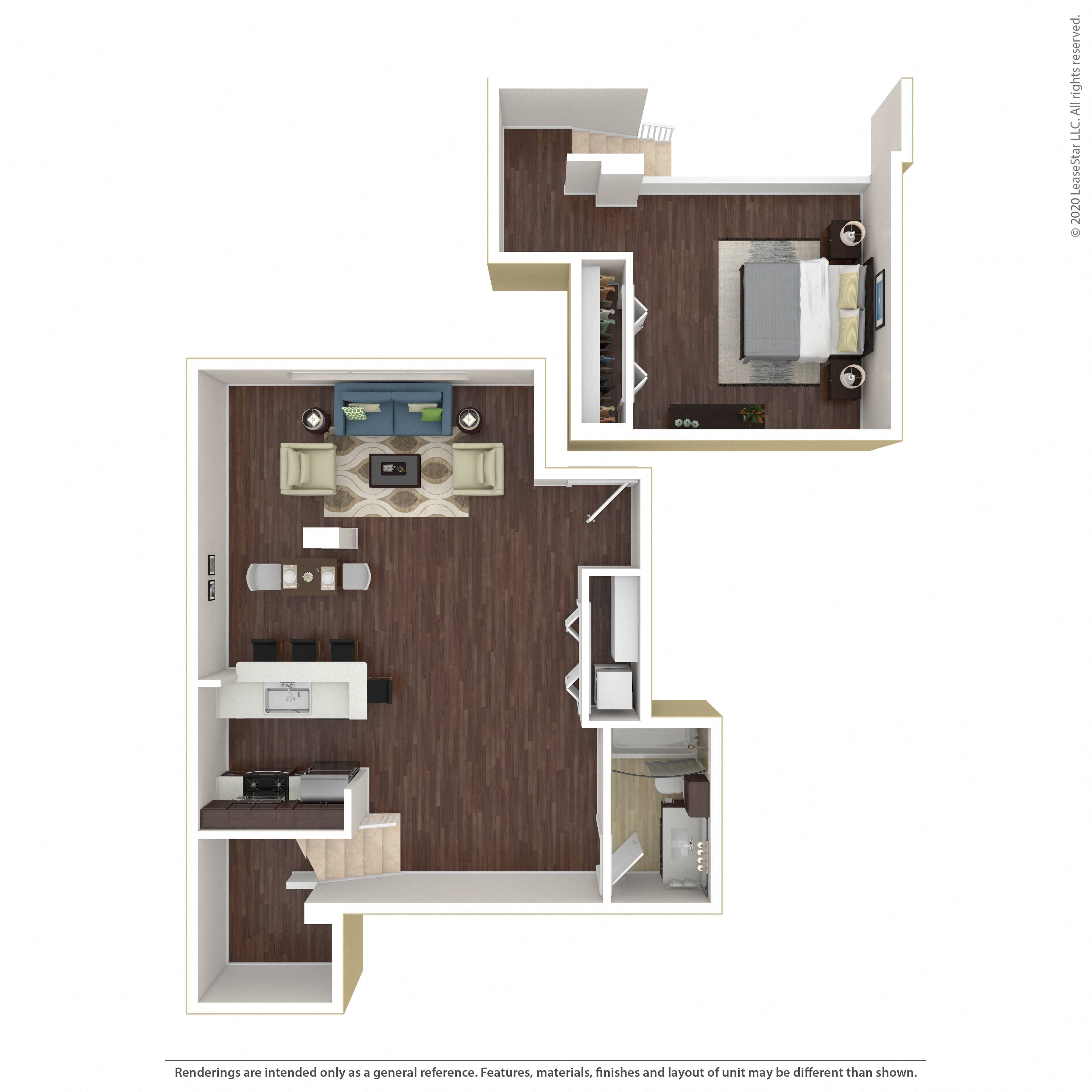 Floor plan layout diagram for 0H - Loft