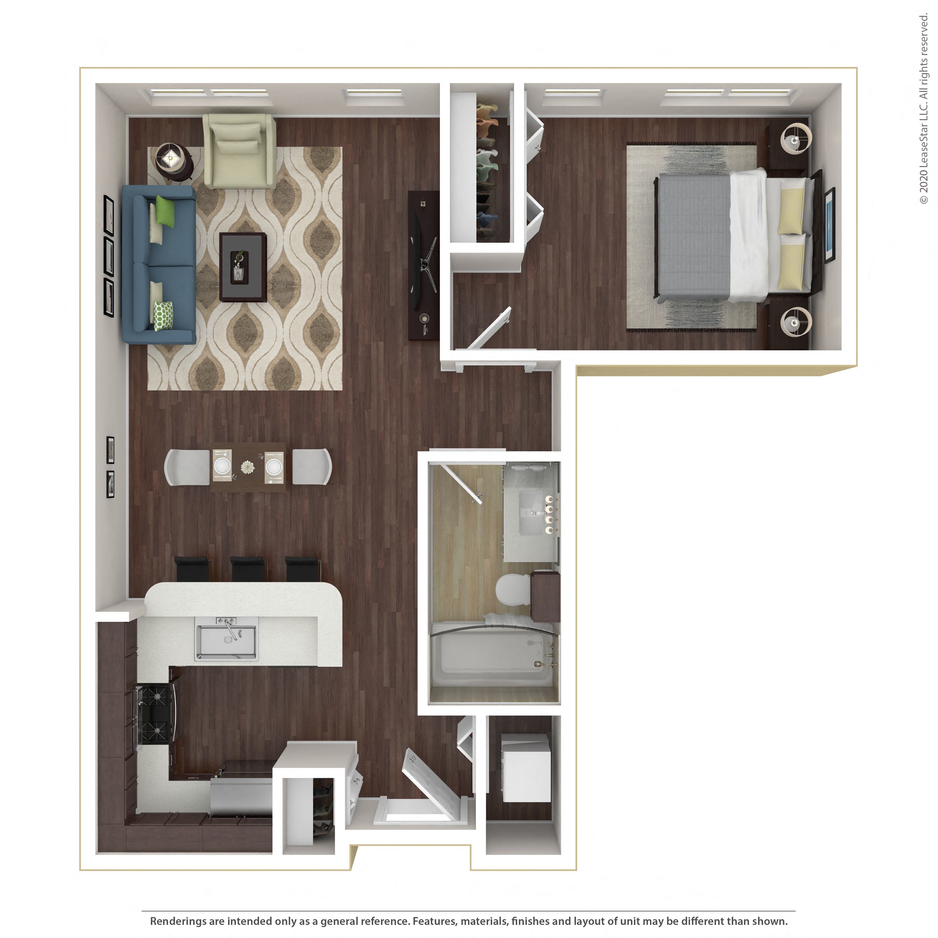 Floor plan layout diagram for 1F