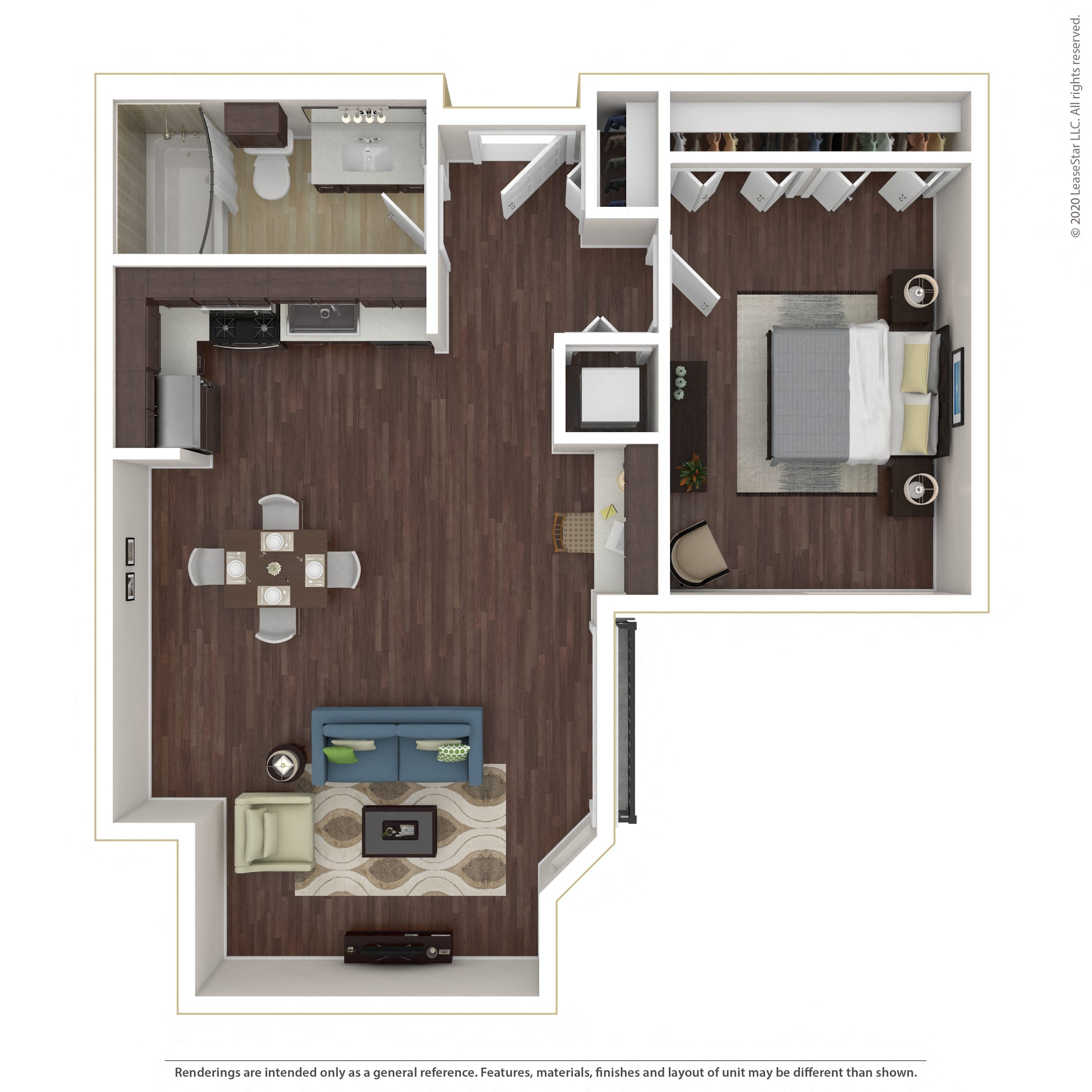 Floor plan layout diagram for 1G