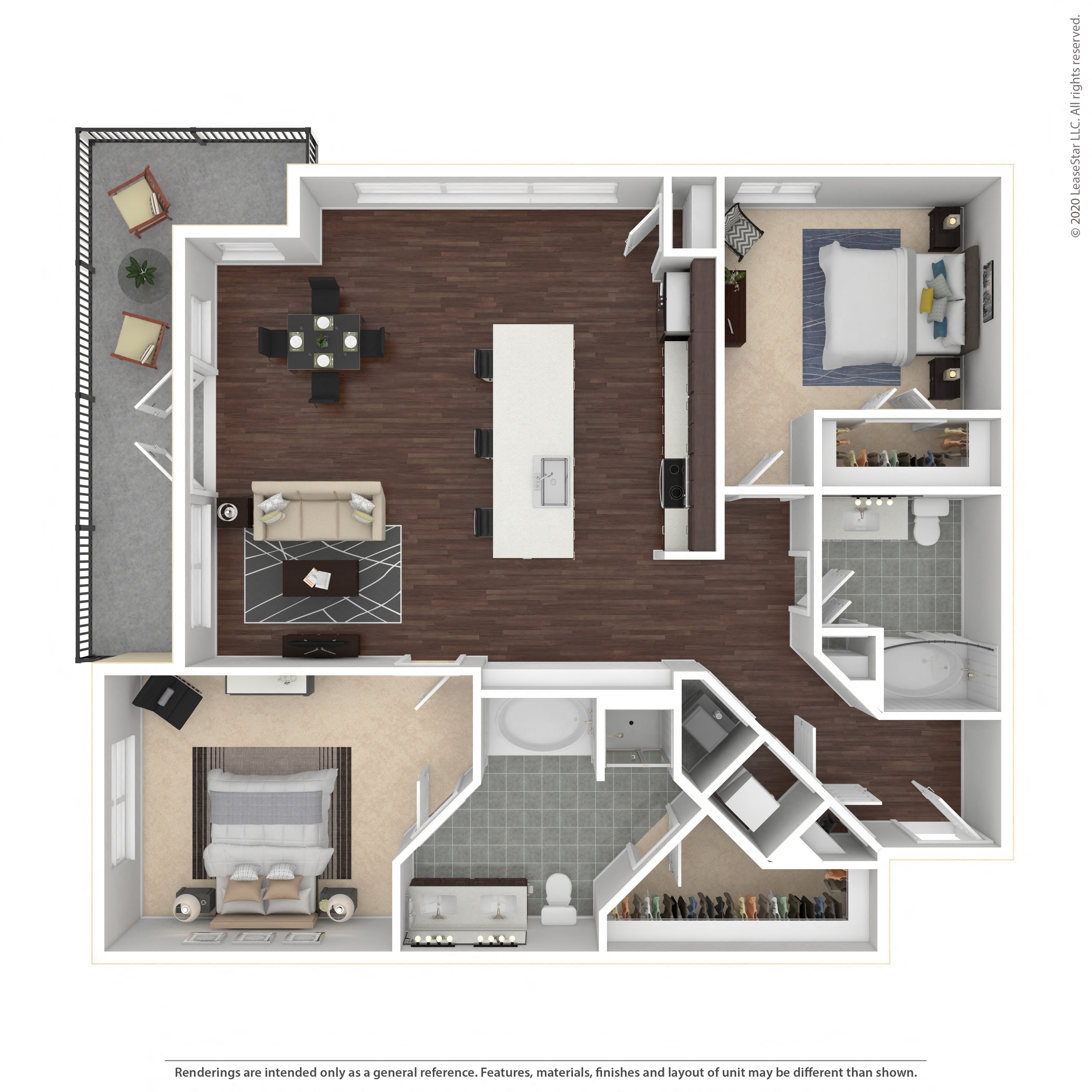 Floor plan layout diagram for 2F