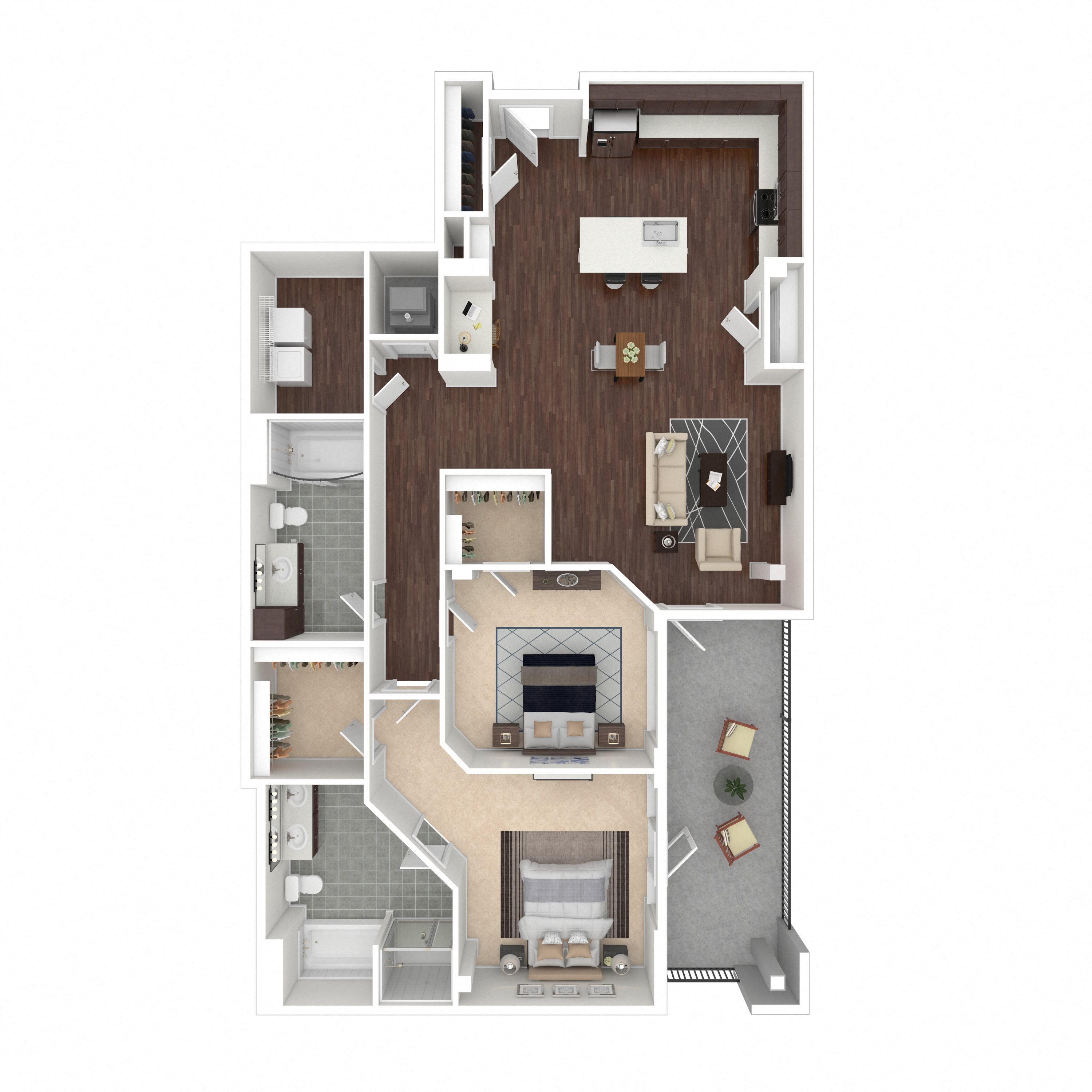 Floor plan layout diagram for 2G