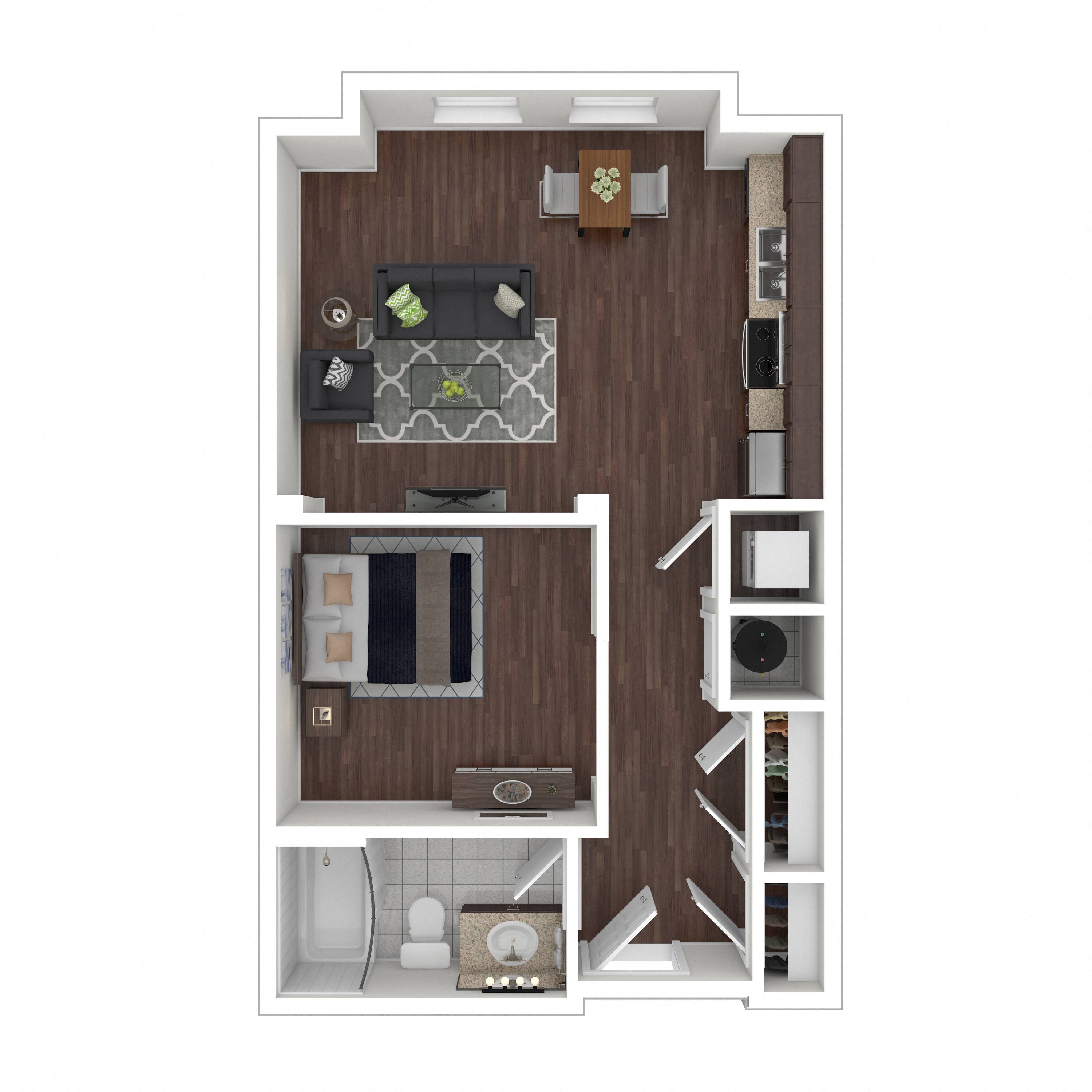 Floor plan layout diagram for 0A