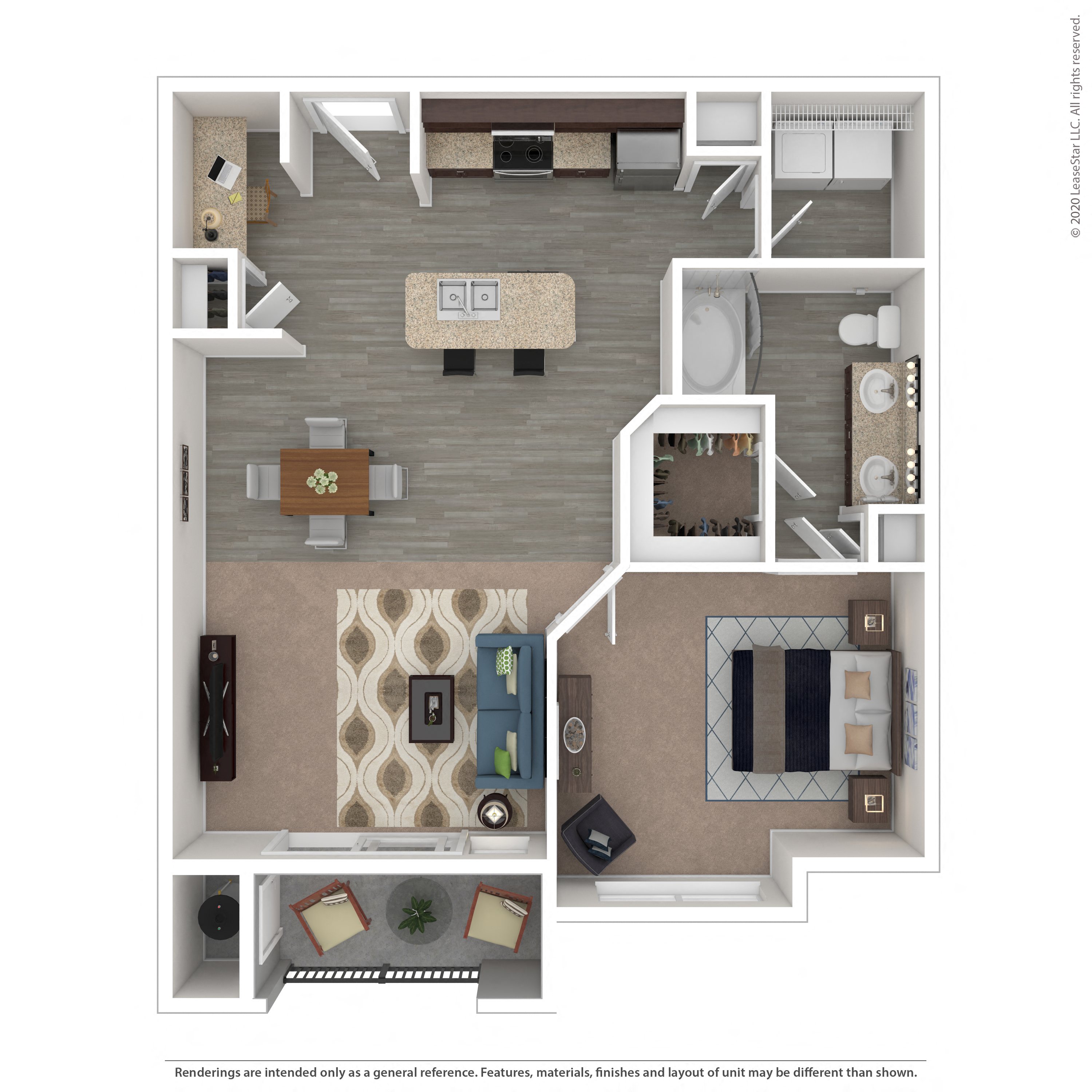 Floor plan layout diagram for 1D