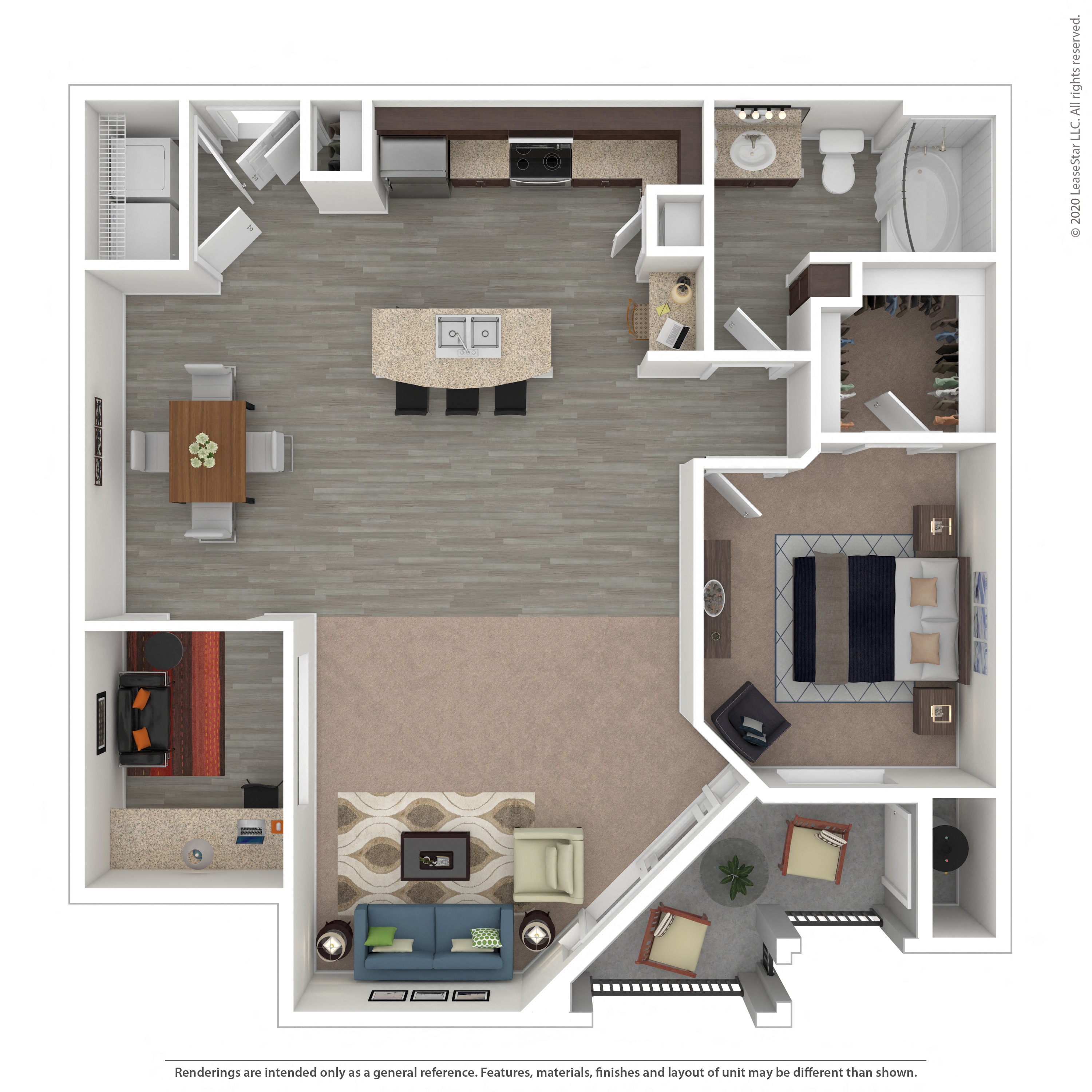 Floor plan layout diagram for 1F