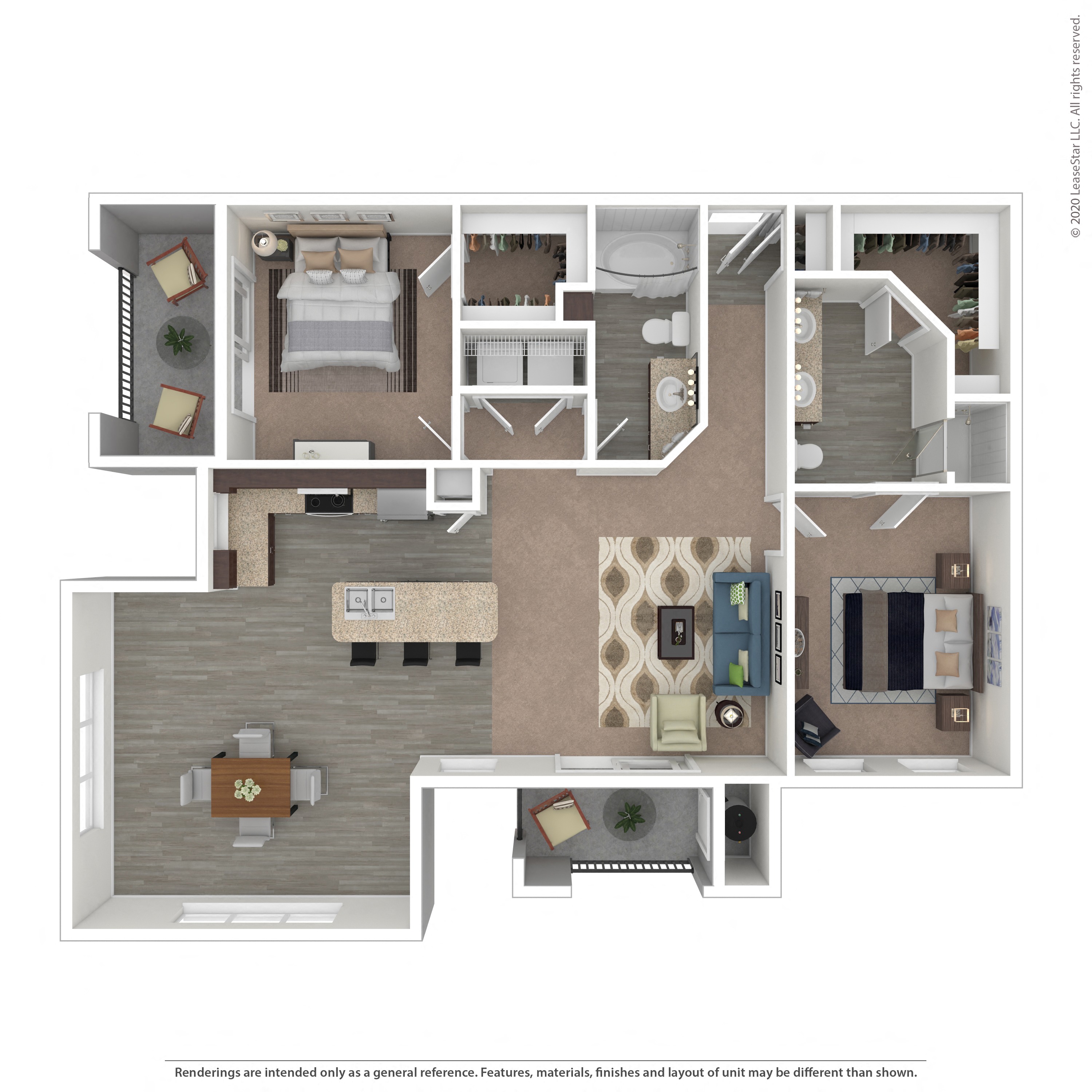Floor plan layout diagram for 2E