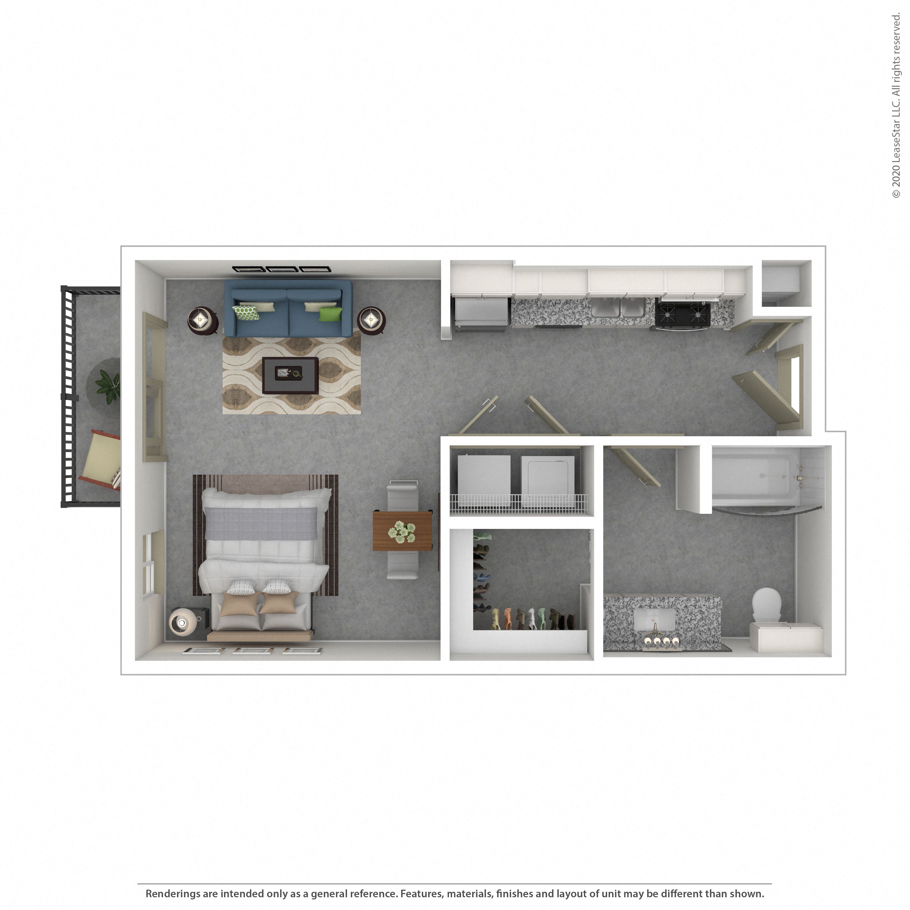 Floor plan layout diagram for 0D