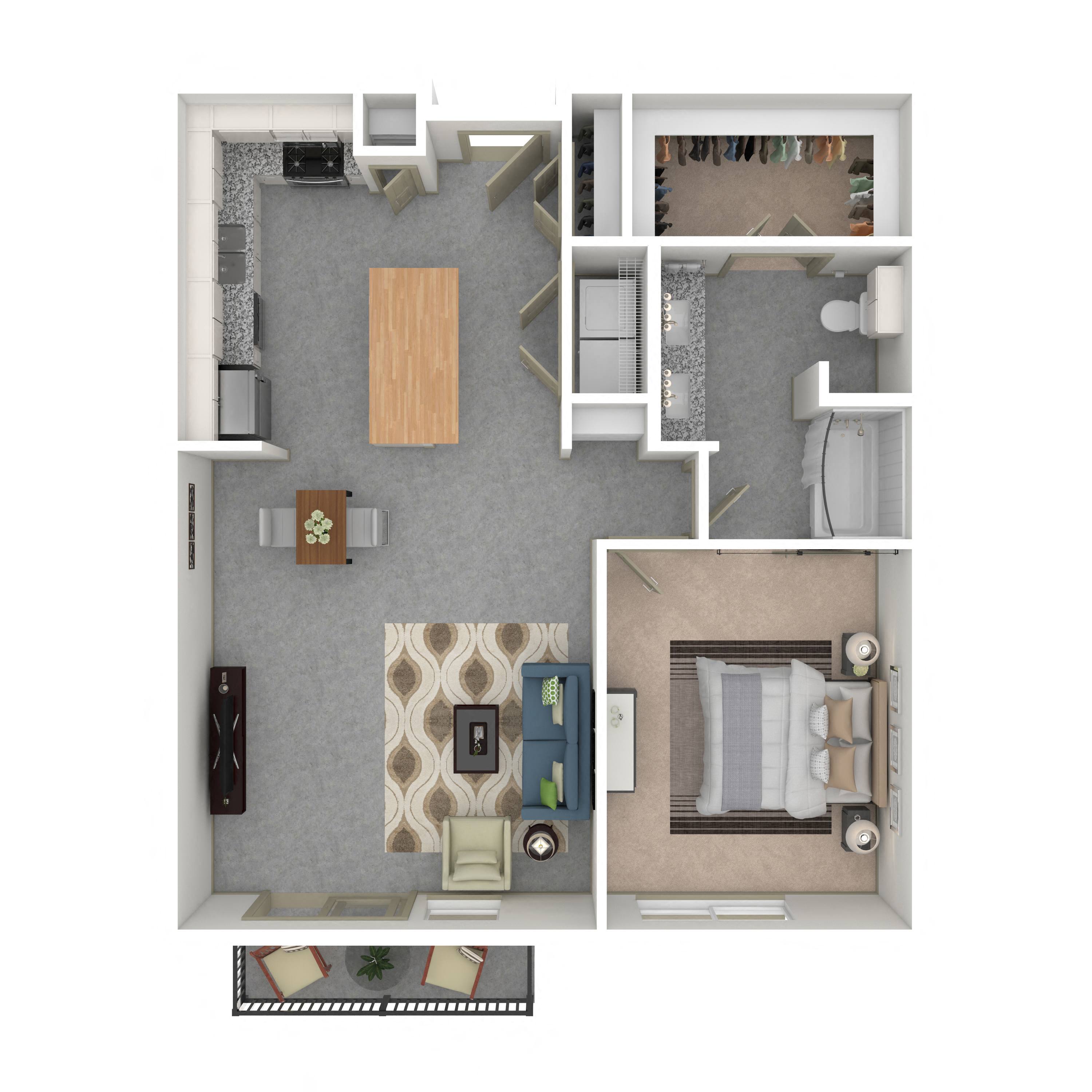 Floor plan layout diagram for 1G