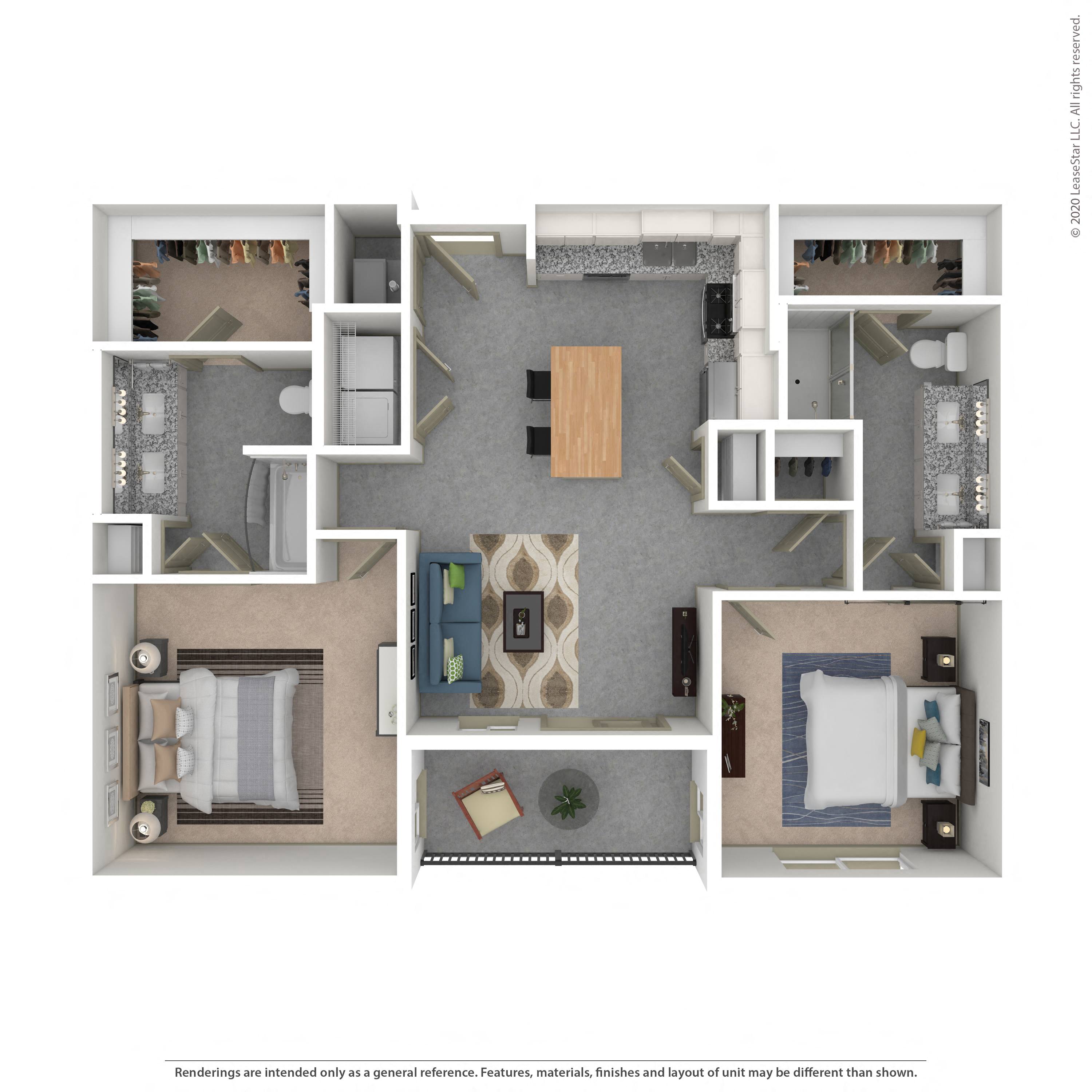 Floor plan layout diagram for 2F