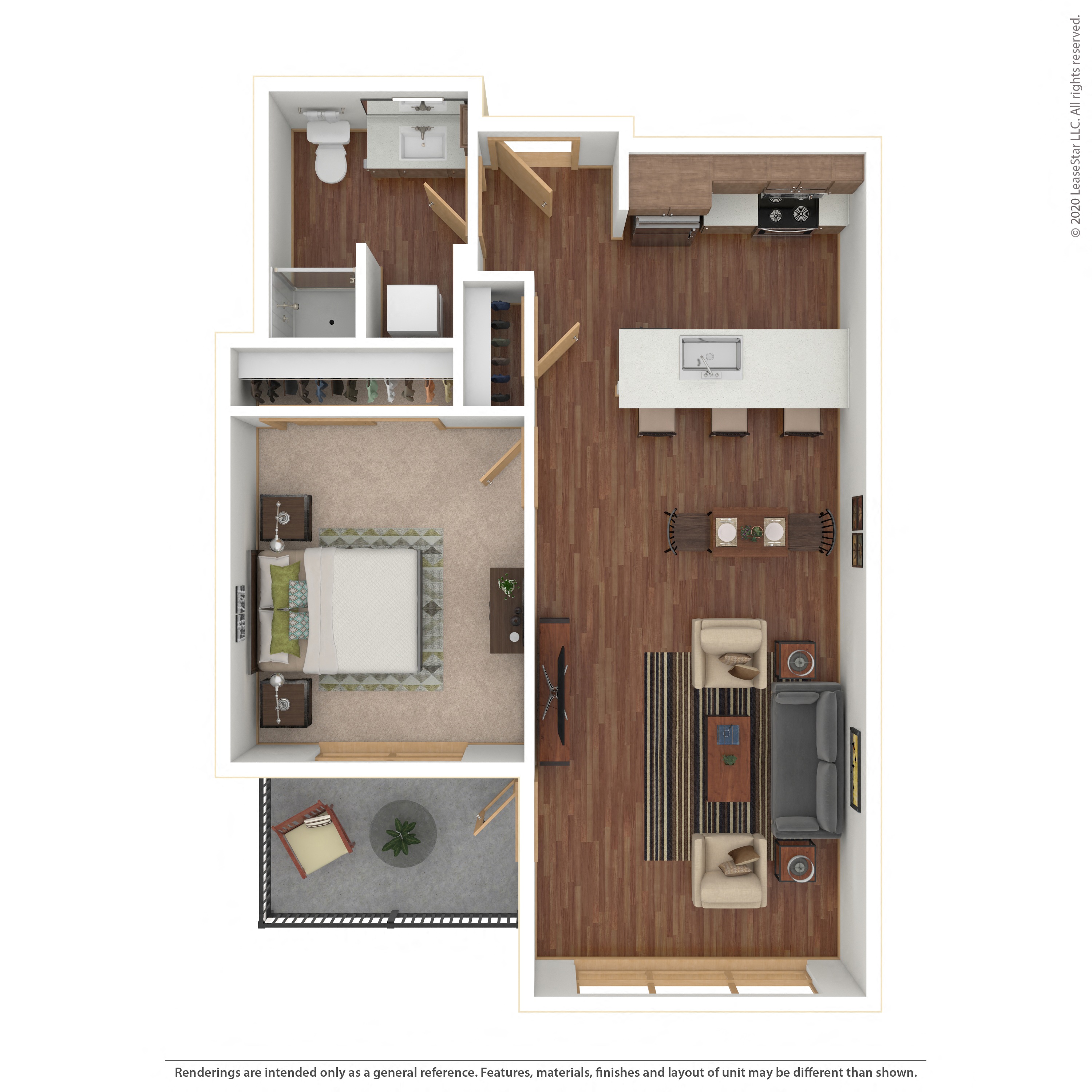 Floor plan layout diagram for 1D